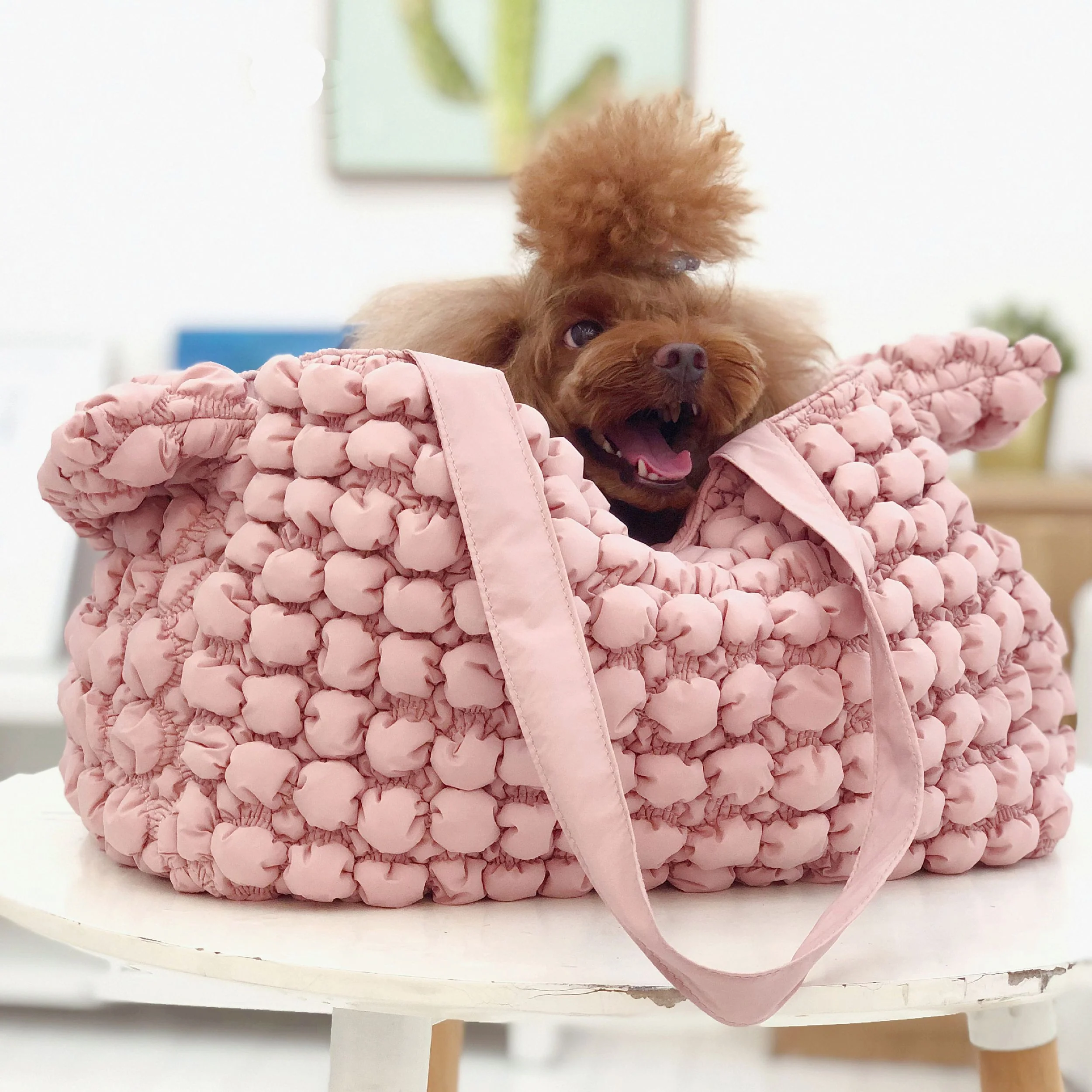Pet Life ® 'Bubble Vogue' Ultra-Plush Pet Carrier - Image 3