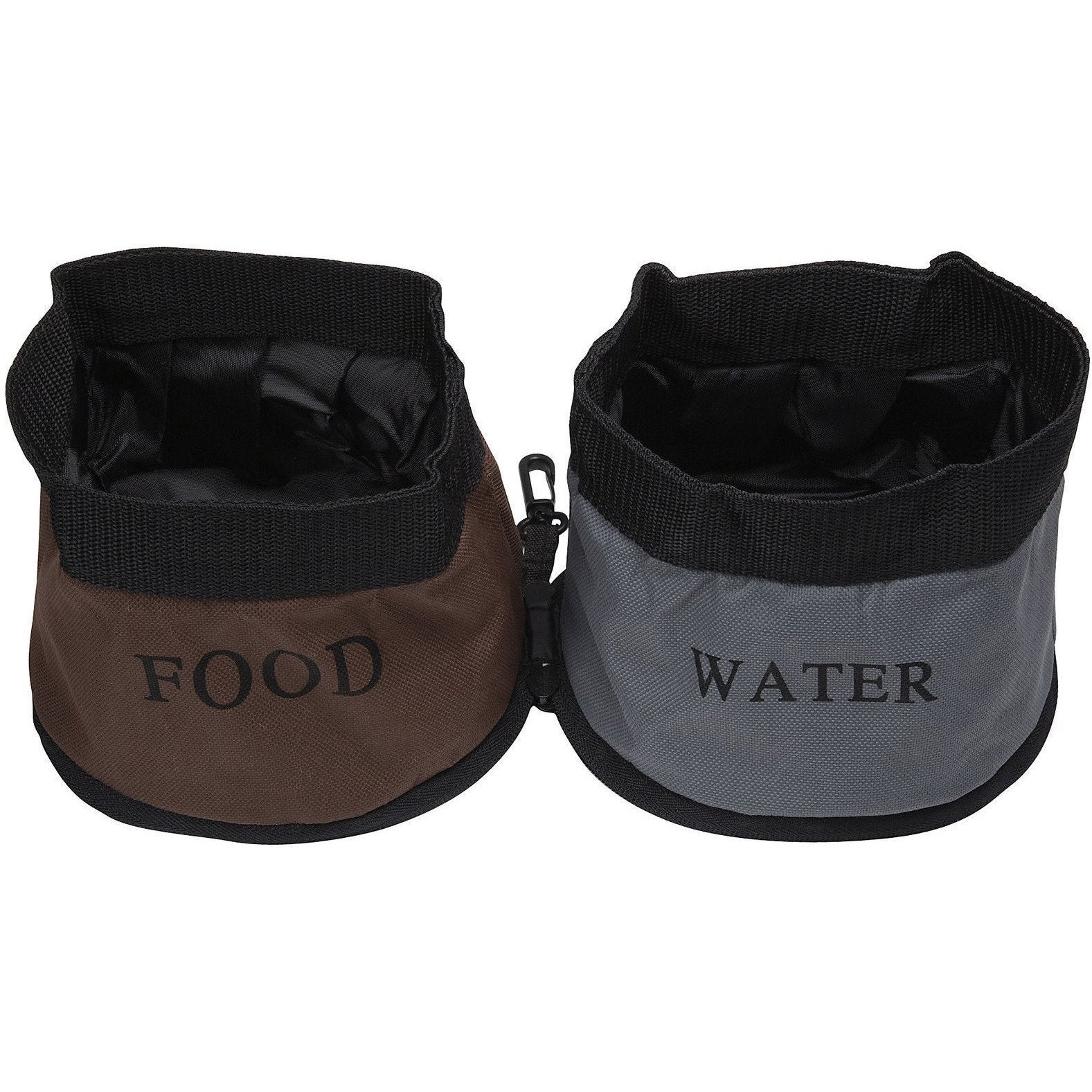 Pet Life ® 'Dual Folding' Collapsible Food and Water Pet Bowls - Image 4