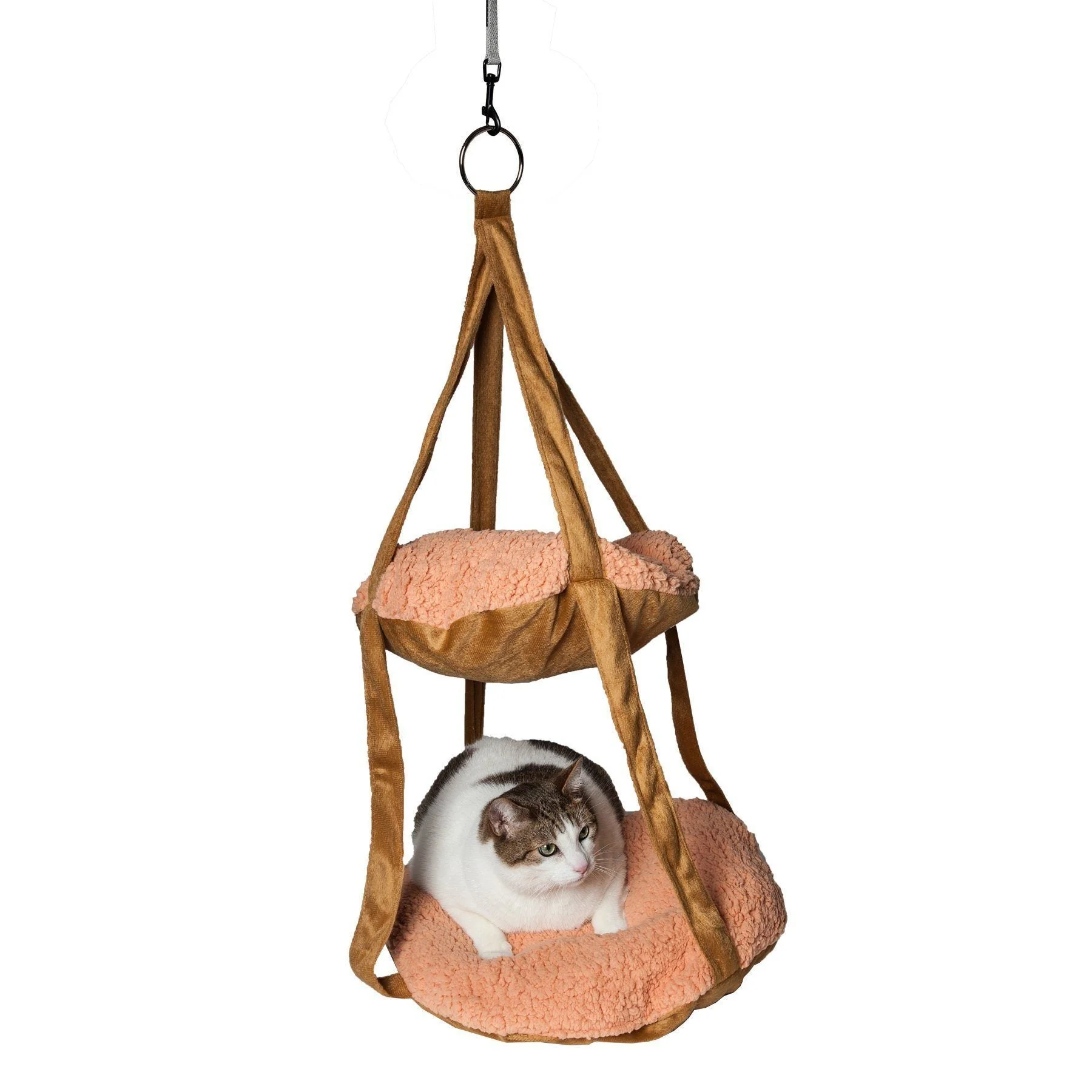 Pet Life ® 'Kittyhaus' Dual-Lounge Hanging Cat Lounger - Image 5