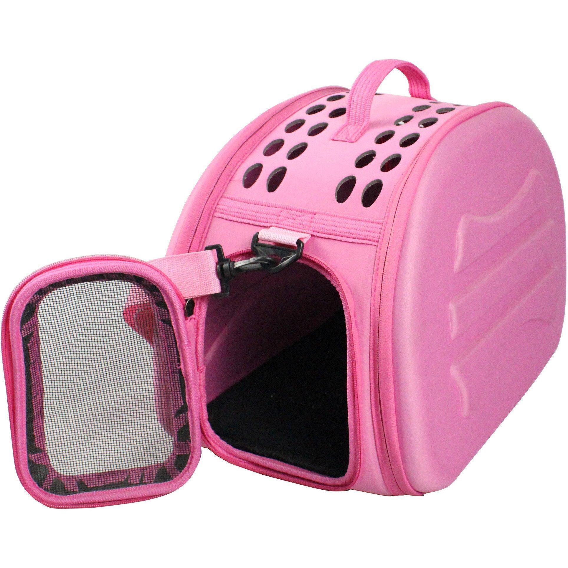 Pet Life ® 'Narrow Shelled' Lightweight Collapsible Travel Pet Carrier - Image 11