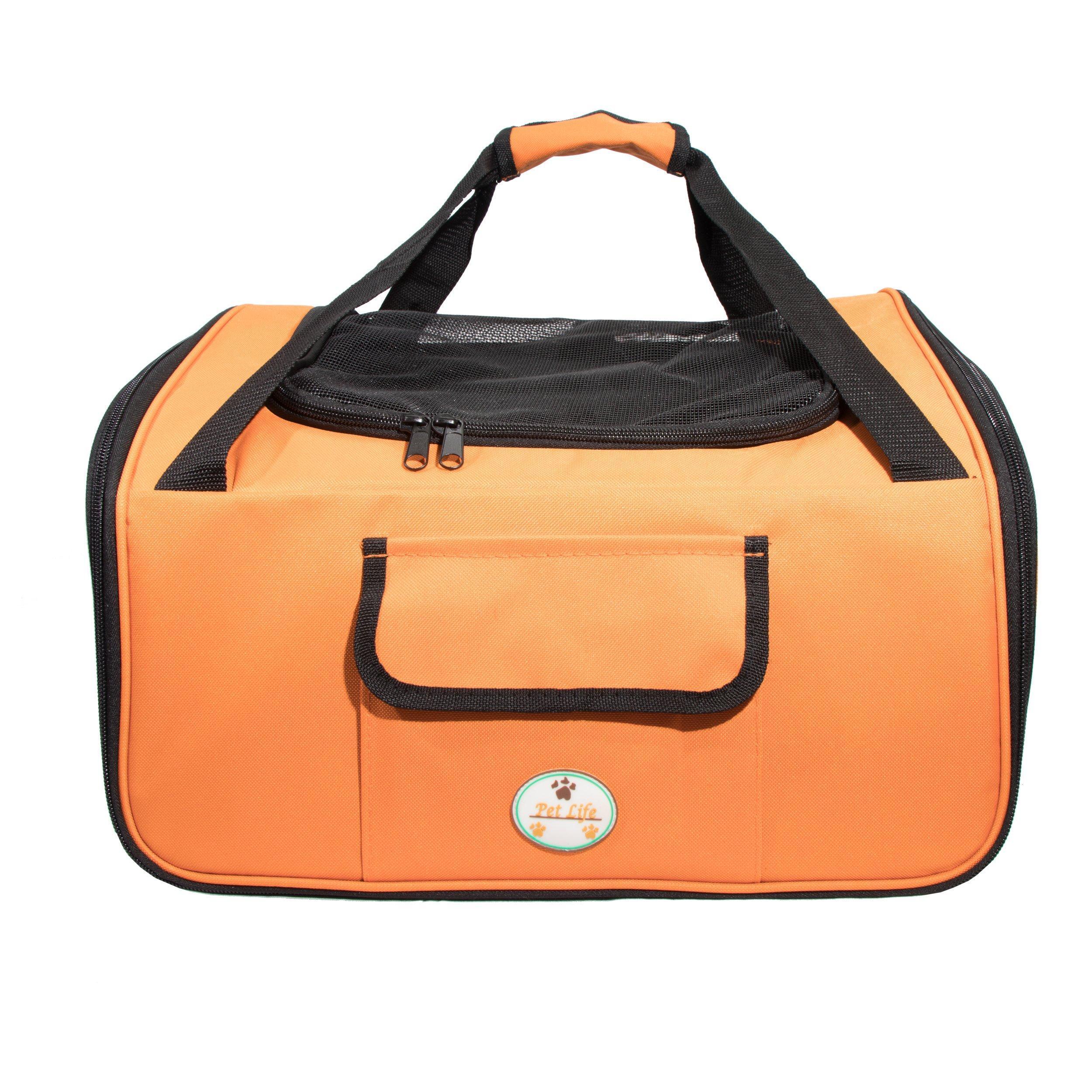 Pet Life ® 'Ultra-Lock' Collapsible Safety Travel Pet Dog Carseat and Carrier - Image 10