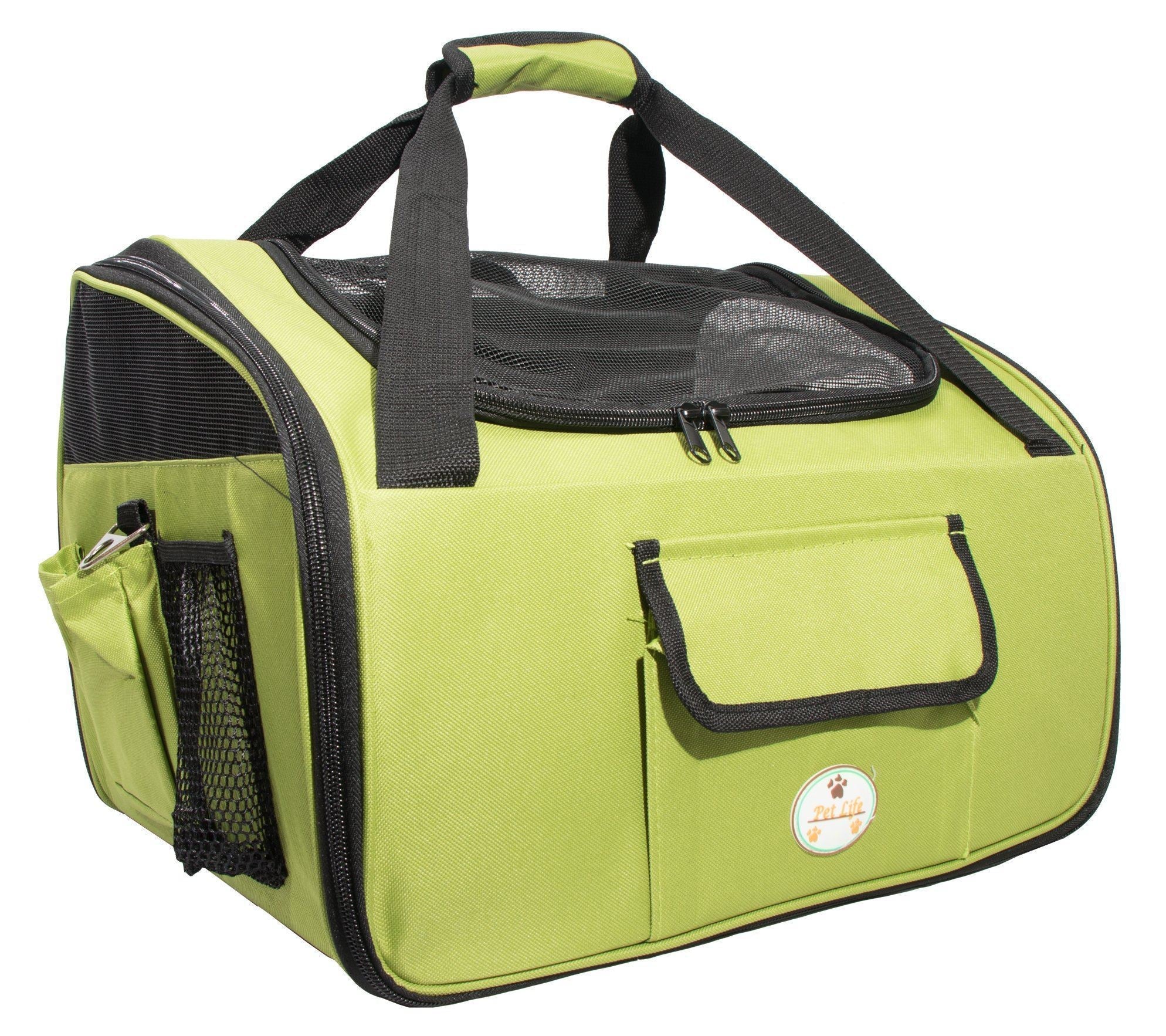 Pet Life ® 'Ultra-Lock' Collapsible Safety Travel Pet Dog Carseat and Carrier - Image 14
