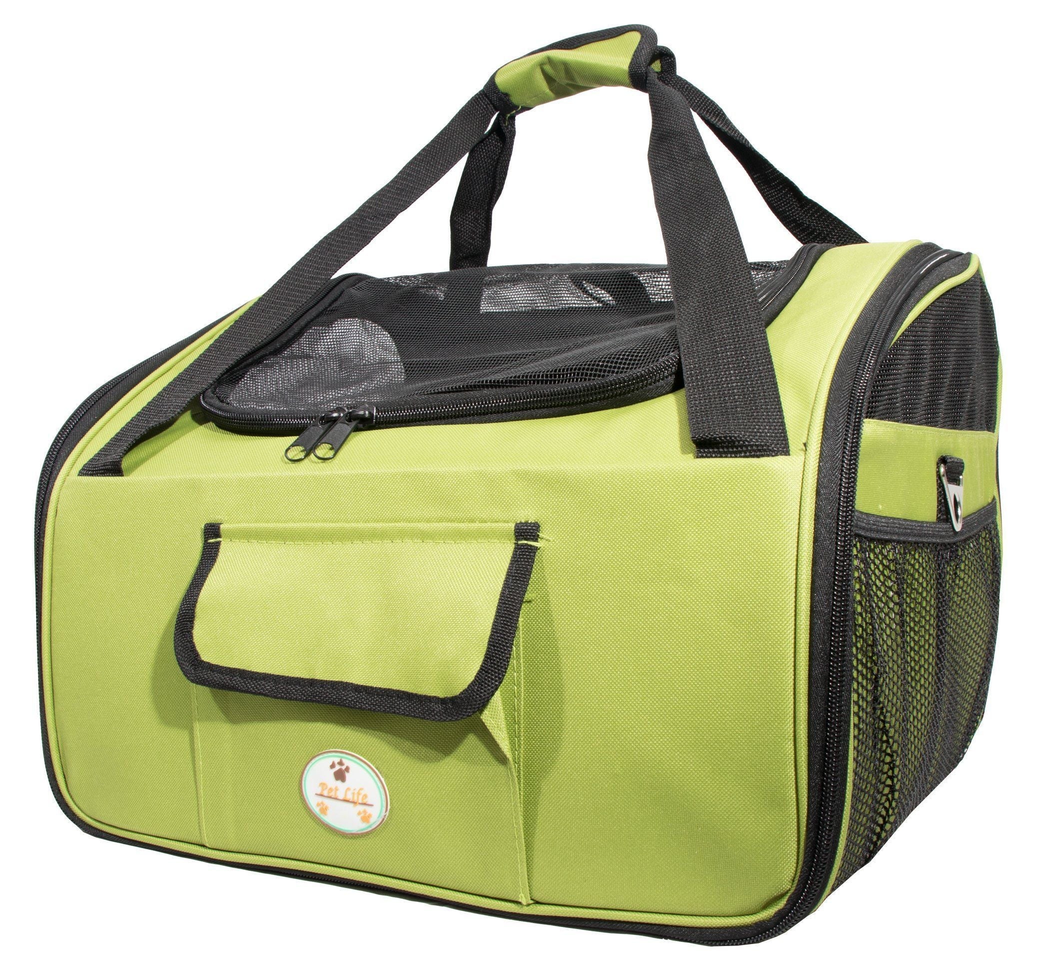 Pet Life ® 'Ultra-Lock' Collapsible Safety Travel Pet Dog Carseat and Carrier - Image 16