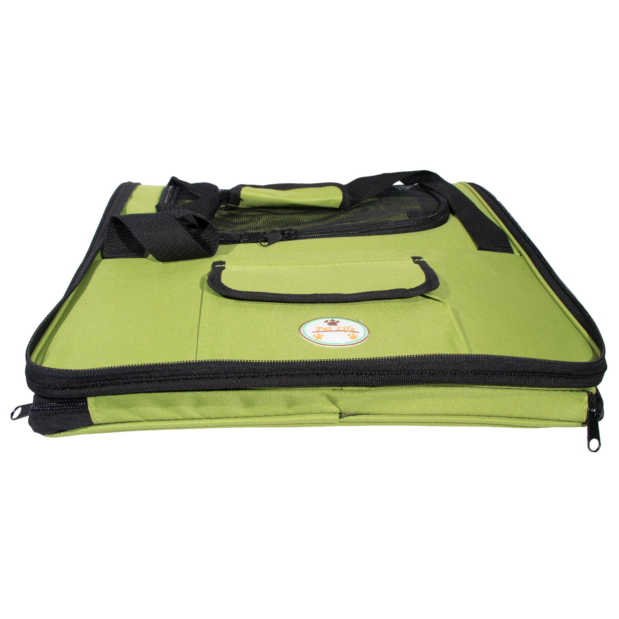 Pet Life ® 'Ultra-Lock' Collapsible Safety Travel Pet Dog Carseat and Carrier - Image 17