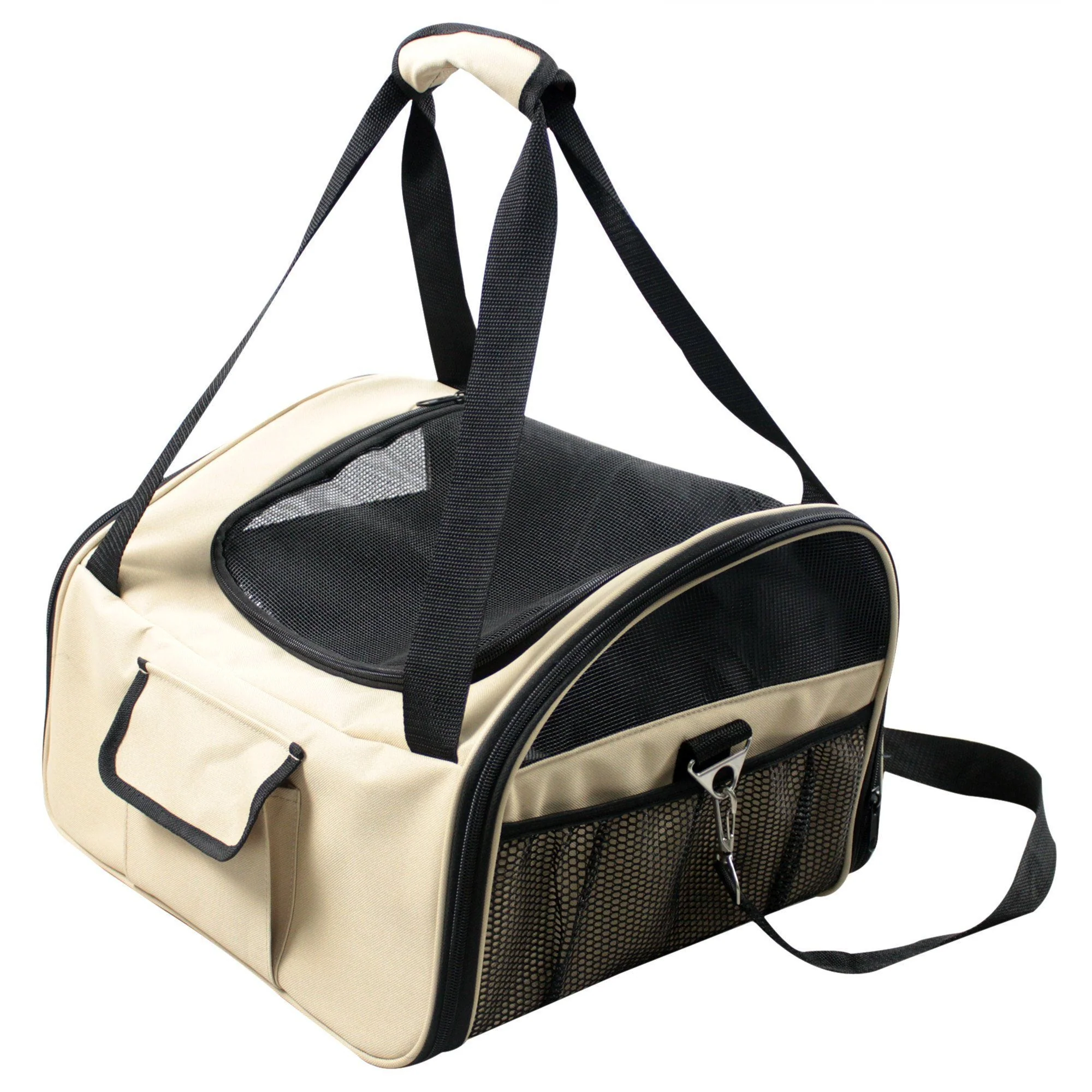 Pet Life ® 'Ultra-Lock' Collapsible Safety Travel Pet Dog Carseat and Carrier - Image 3