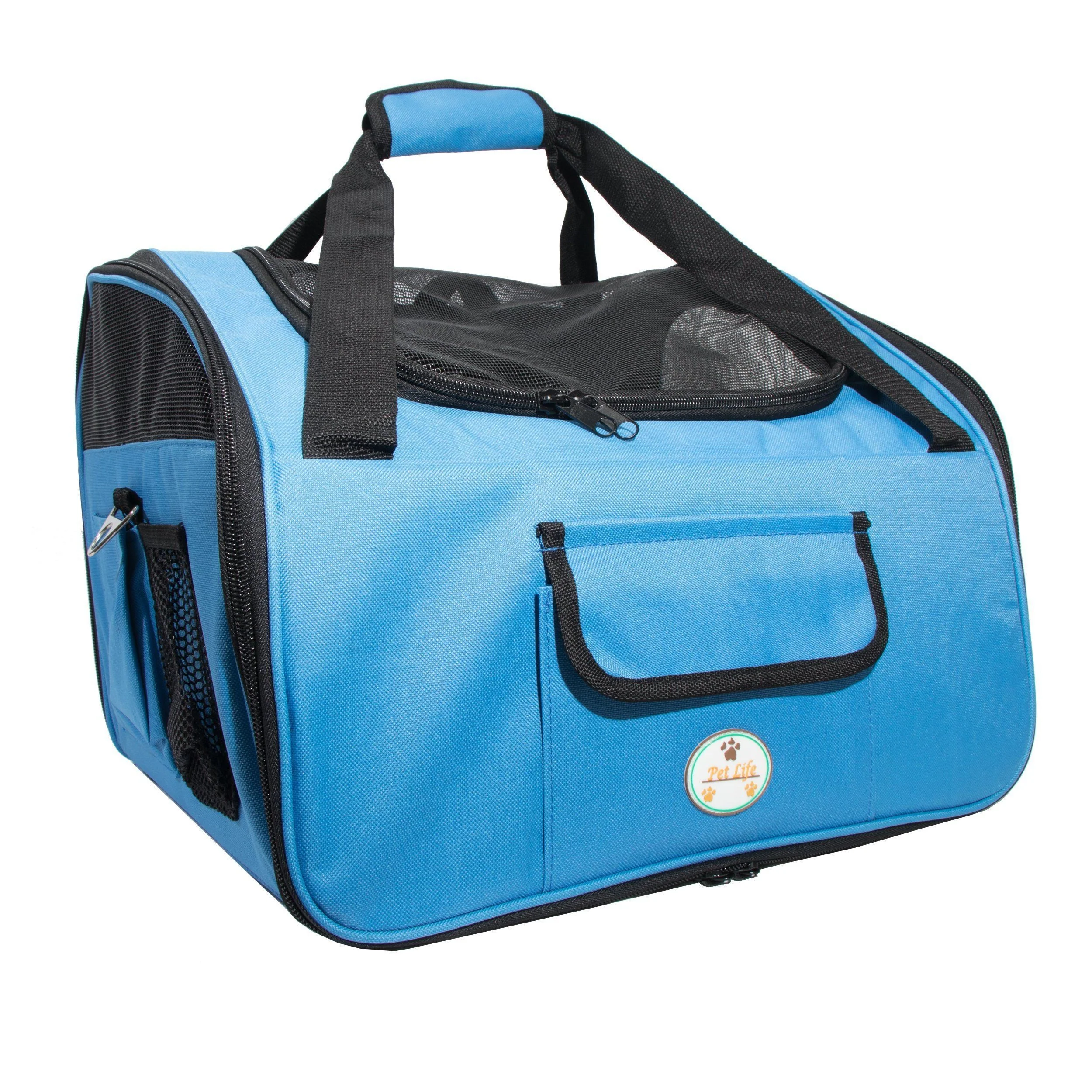 Pet Life ® 'Ultra-Lock' Collapsible Safety Travel Pet Dog Carseat and Carrier - Image 4