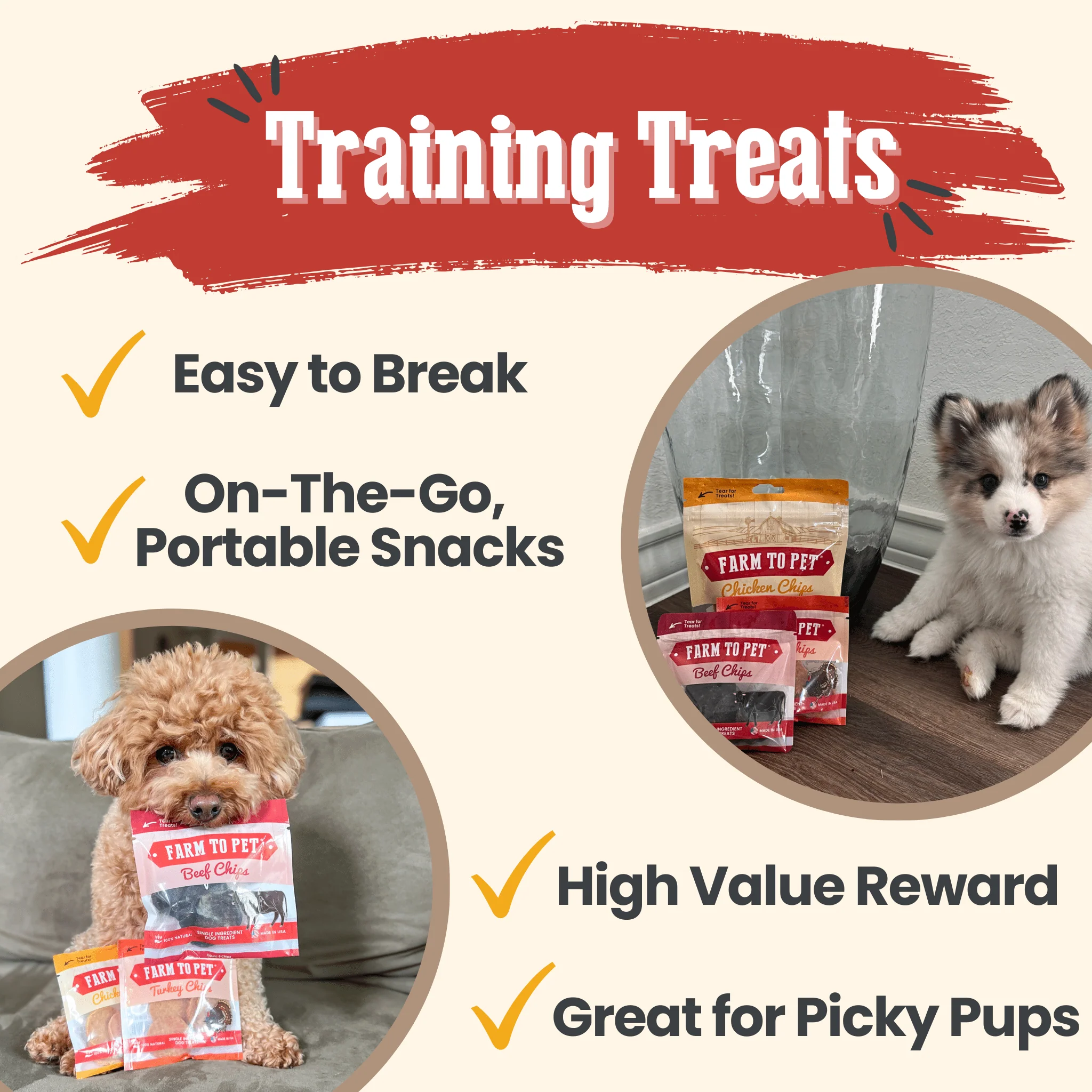 Farm To Pet Puppy Packs 'n Snacks Dog Treat Starter Pack - Image 10