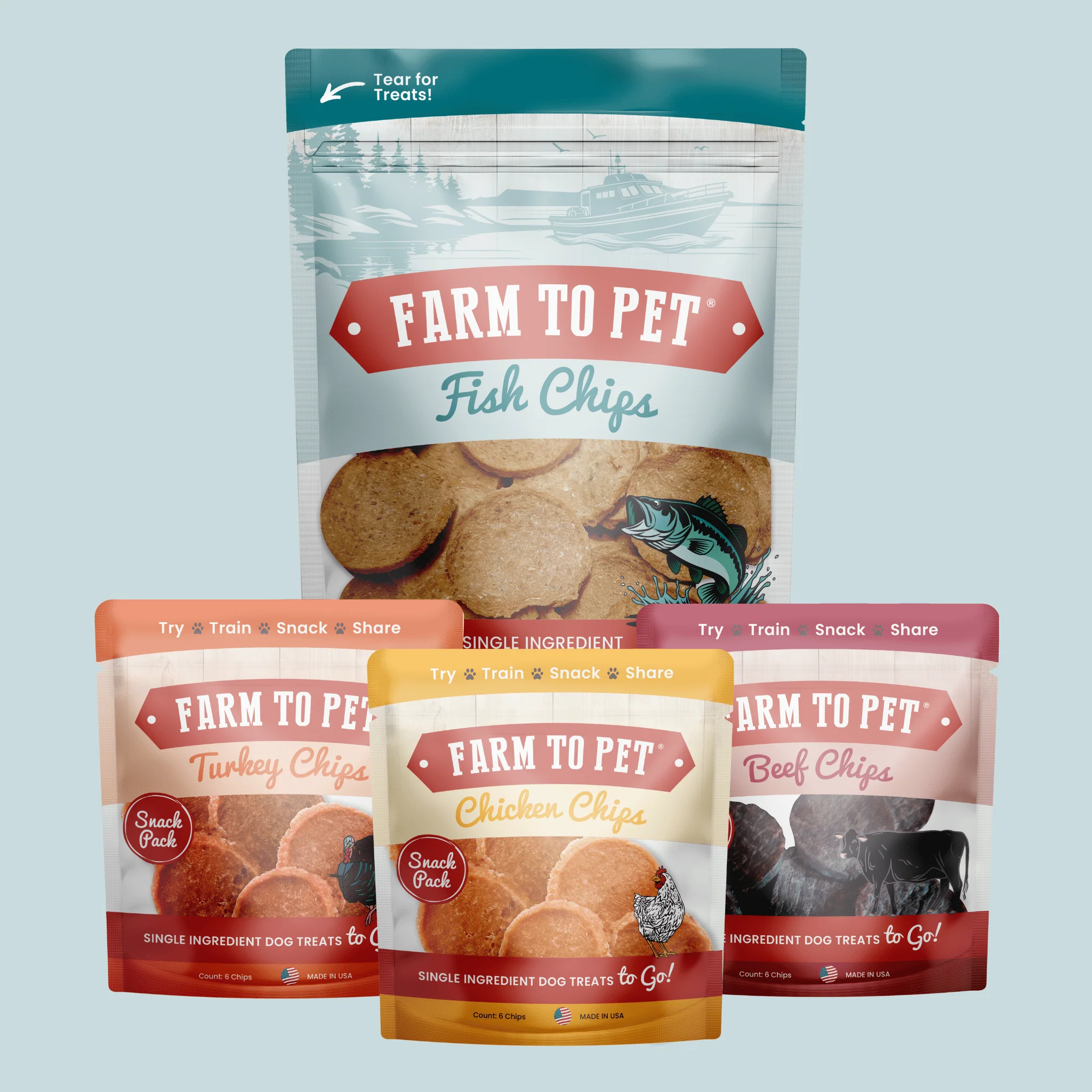 Farm To Pet Puppy Packs 'n Snacks Dog Treat Starter Pack - Image 4