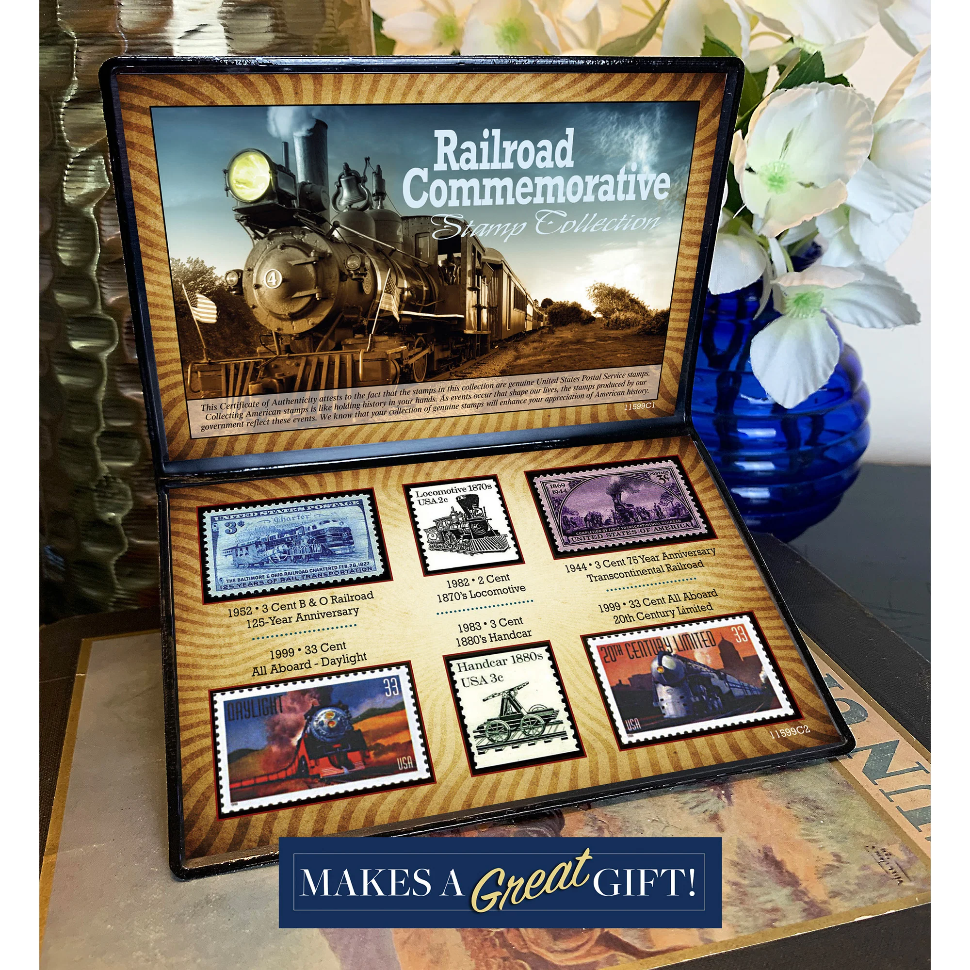 History of the U.S. Railroad Commemorative Stamp 6-Piece Collection - Image 4