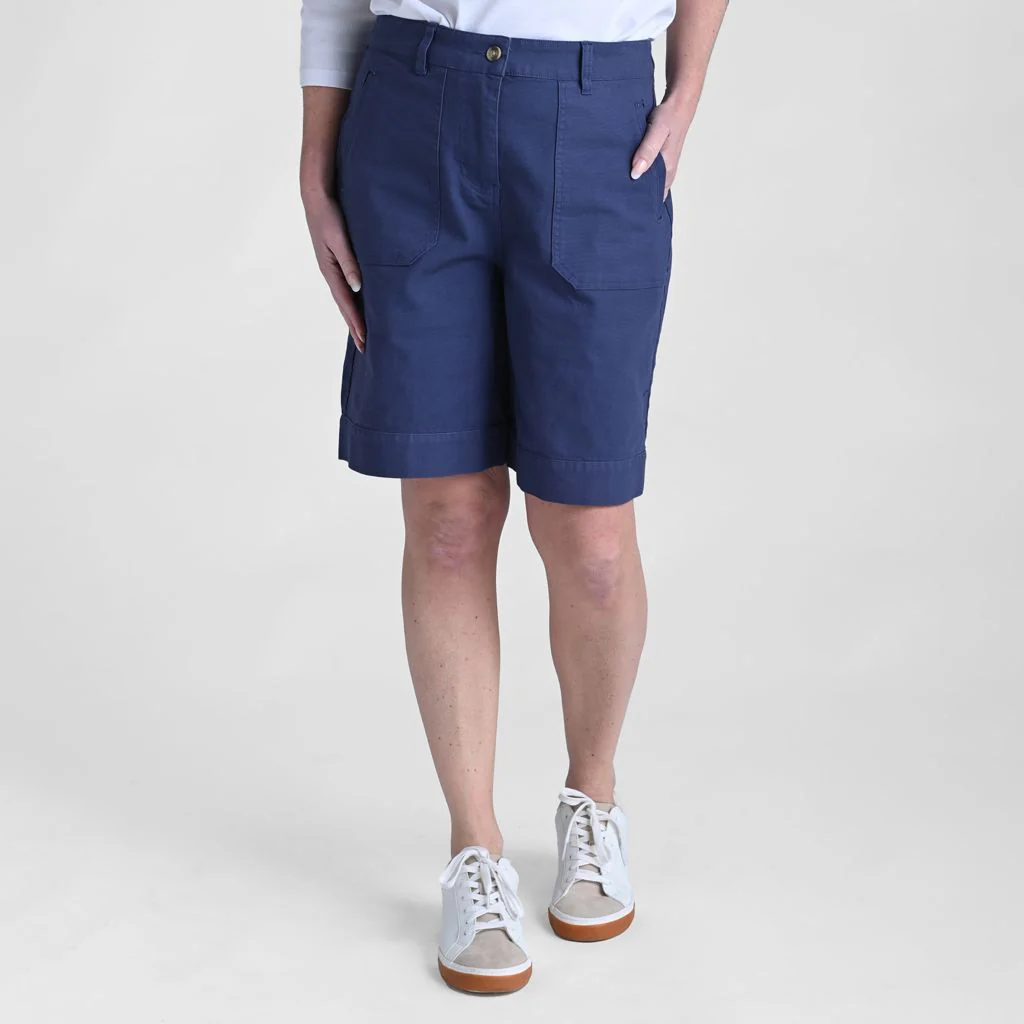 Christopher & Banks Relaxed Fit Canvas Short - Image 2