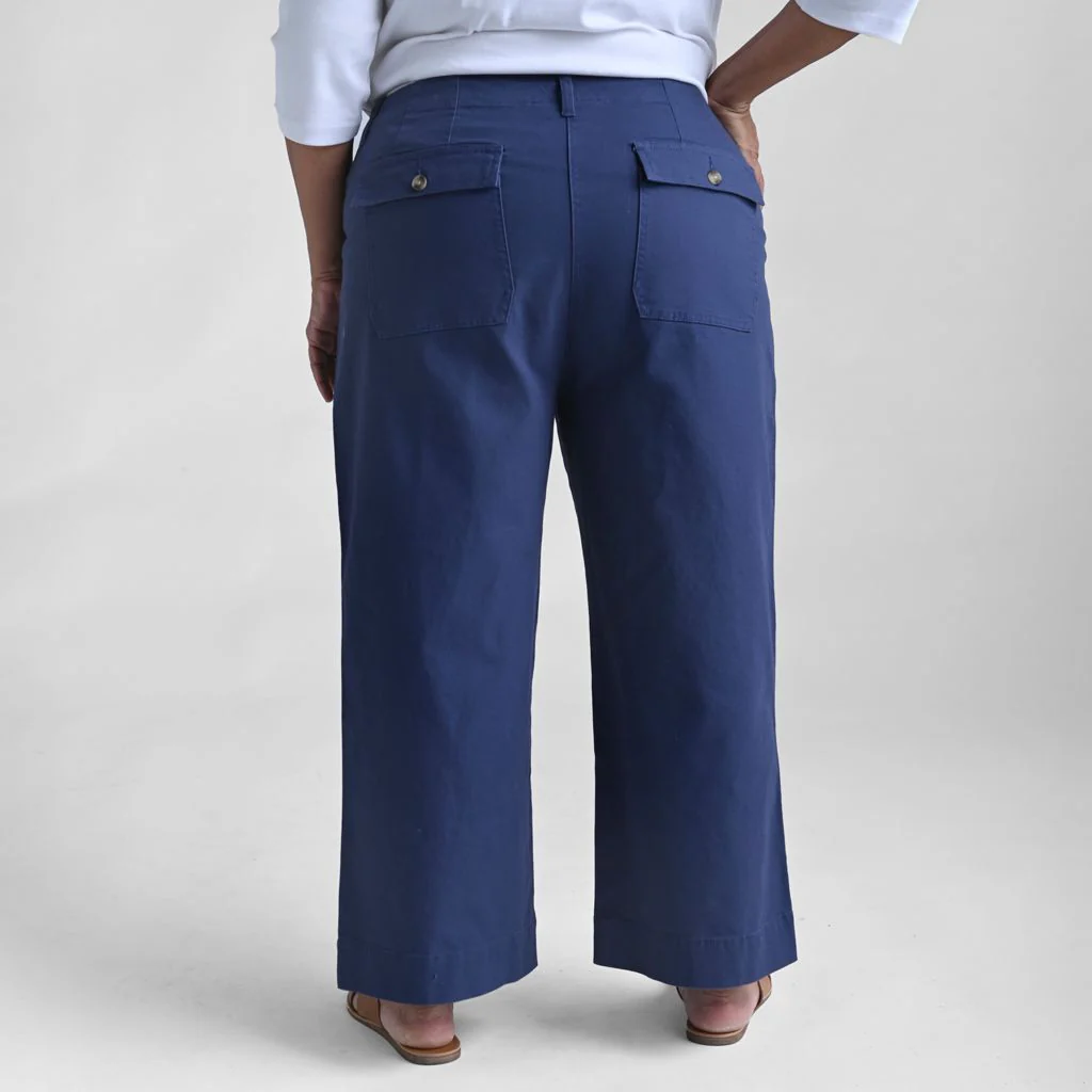 Christopher & Banks Relaxed Fit Wide Leg Crop Pant - Image 10