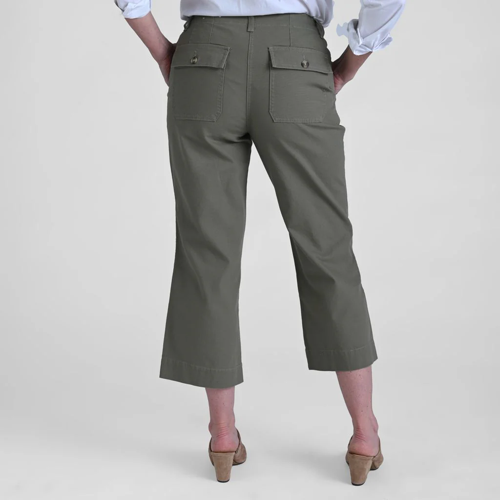 Christopher & Banks Relaxed Fit Wide Leg Crop Pant - Image 4