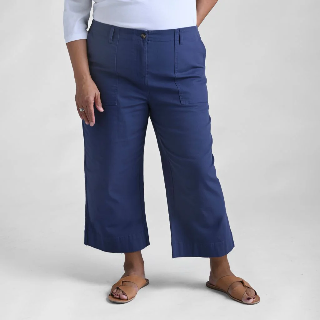 Christopher & Banks Relaxed Fit Wide Leg Crop Pant - Image 8