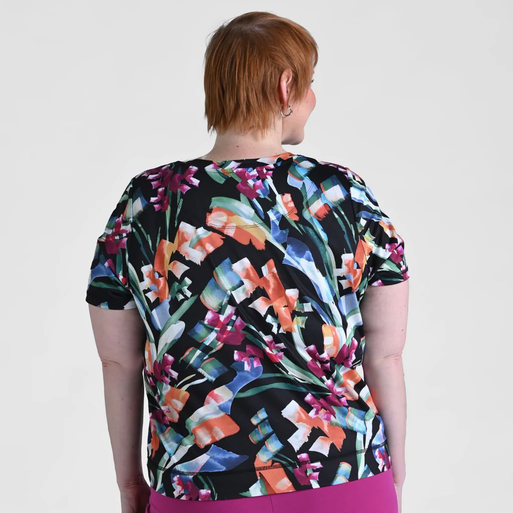 Christopher & Banks Relaxed Restyled Abstract Print Short Sleeve Tee - Image 7