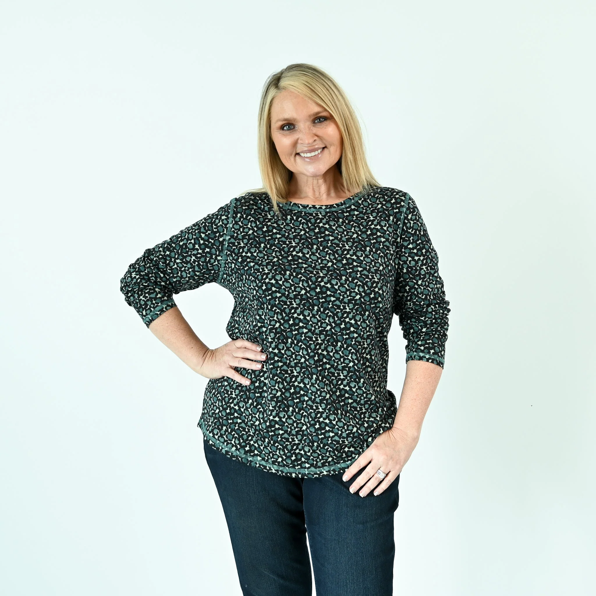 Christopher & Banks Relaxed Restyled Animal Print Long Sleeve Tee - Image 10