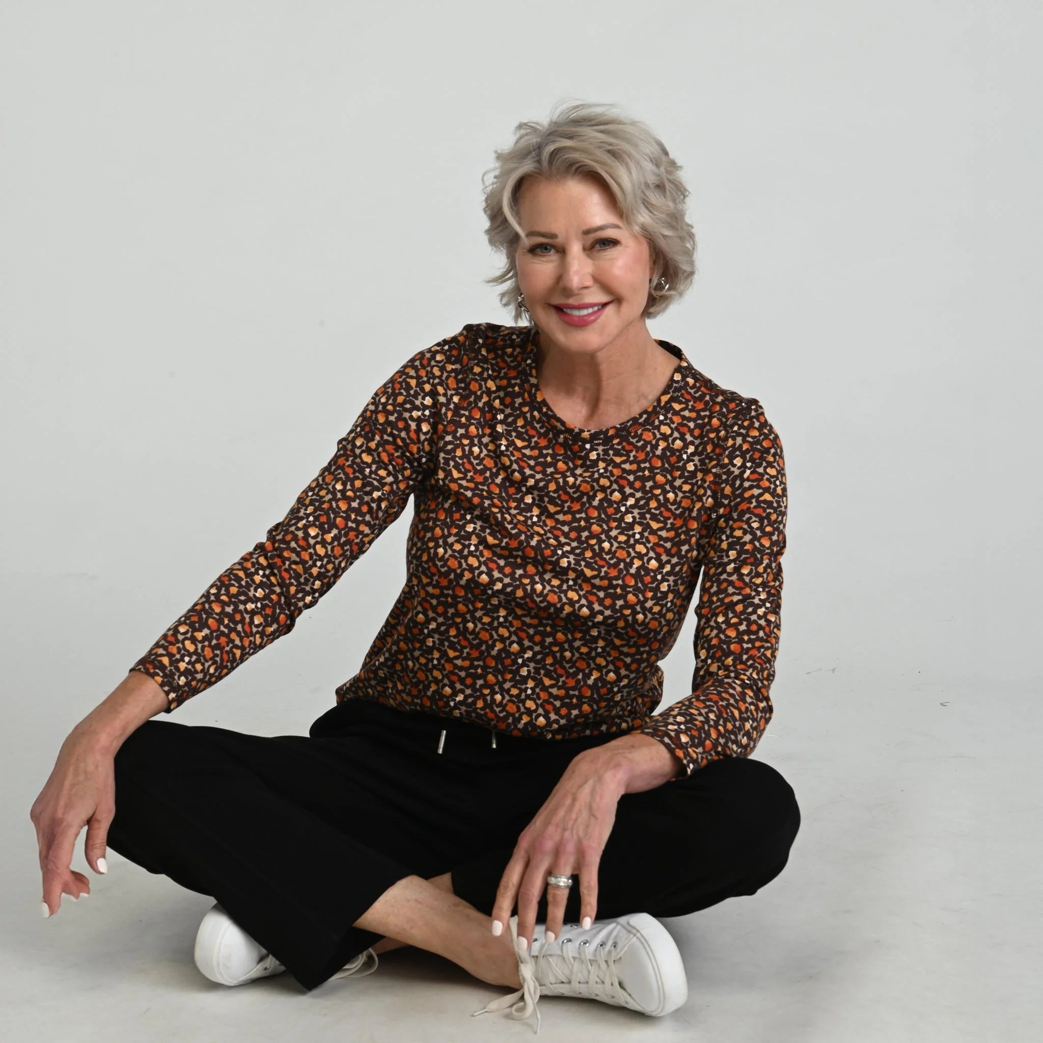 Christopher & Banks Relaxed Restyled Animal Print Long Sleeve Tee - Image 5