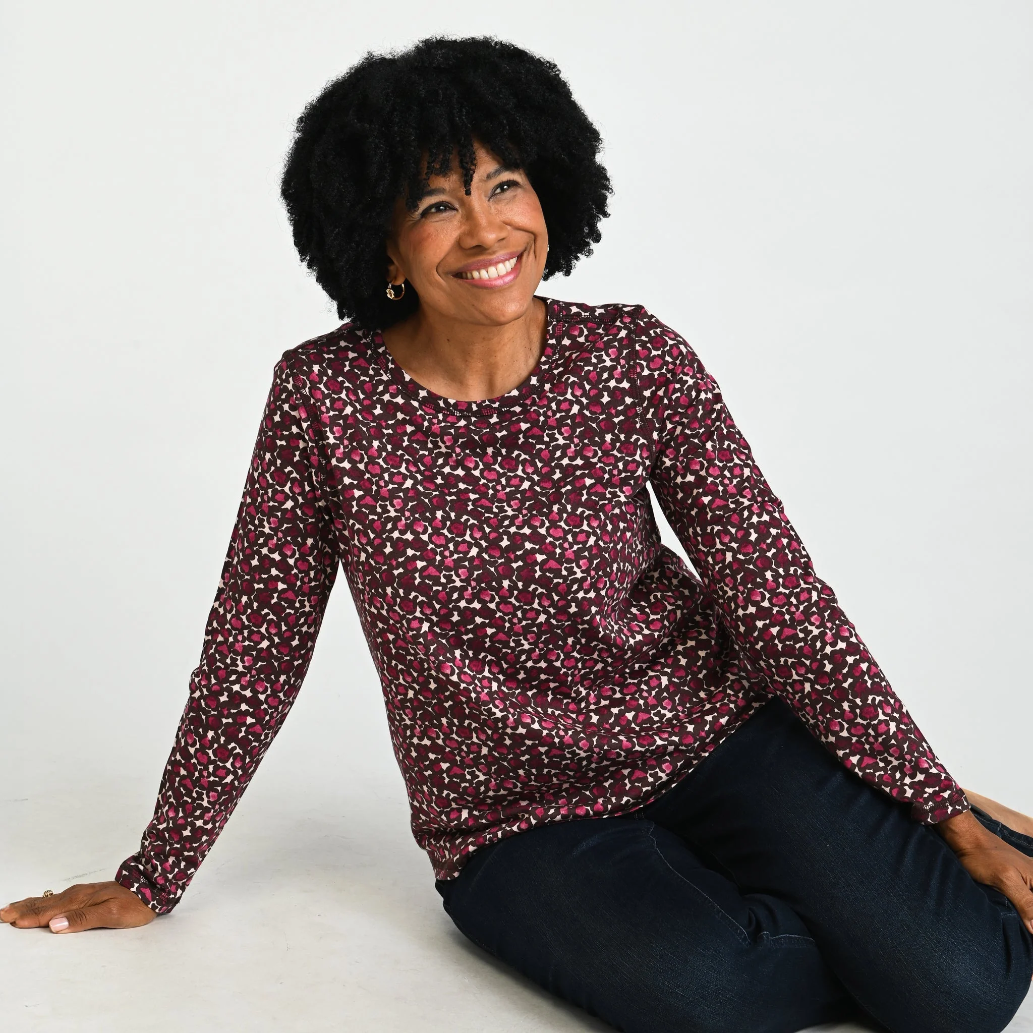 Christopher & Banks Relaxed Restyled Animal Print Long Sleeve Tee - Image 6