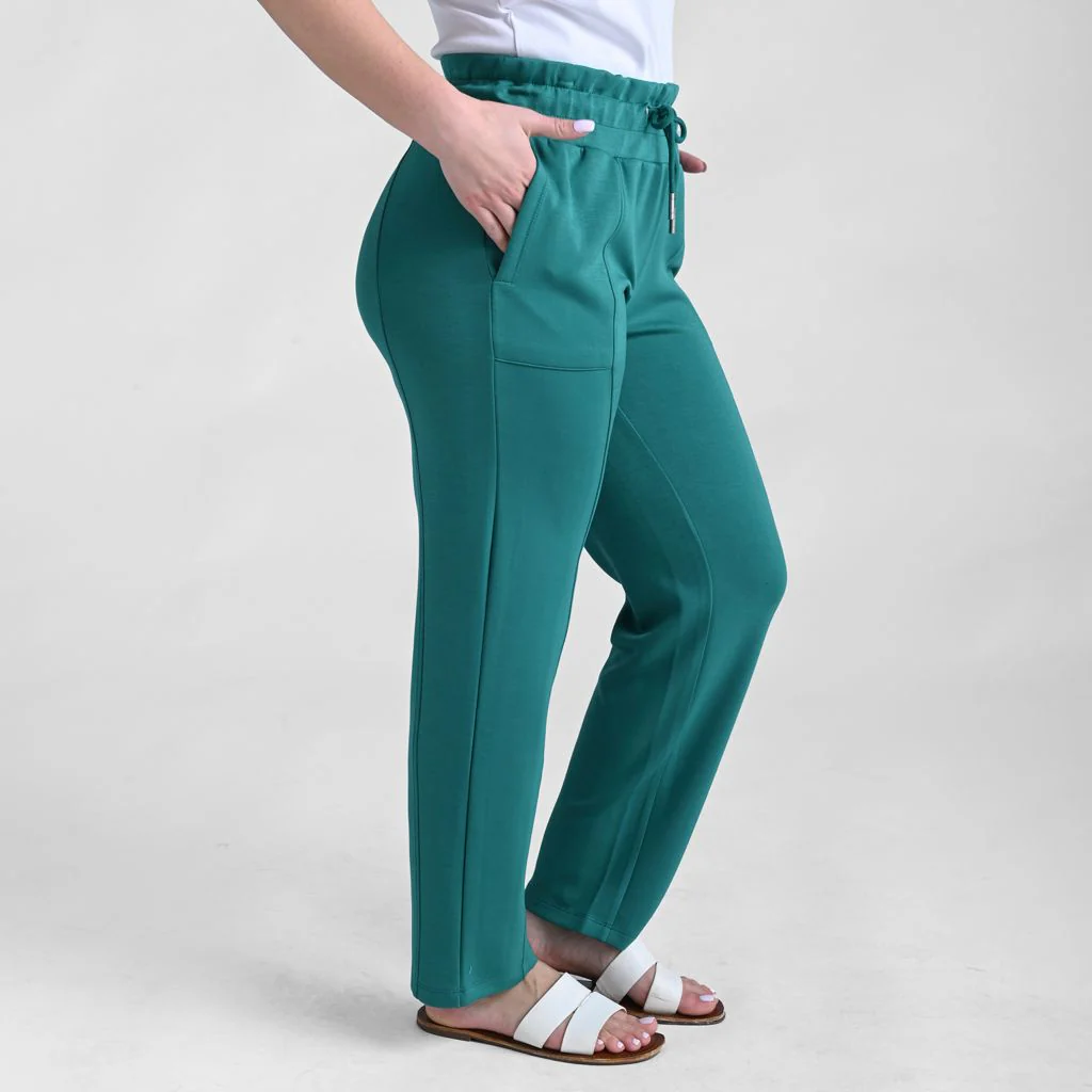 Christopher & Banks Relaxed Restyled Drawstring Waist Straight Leg Pant - Image 4