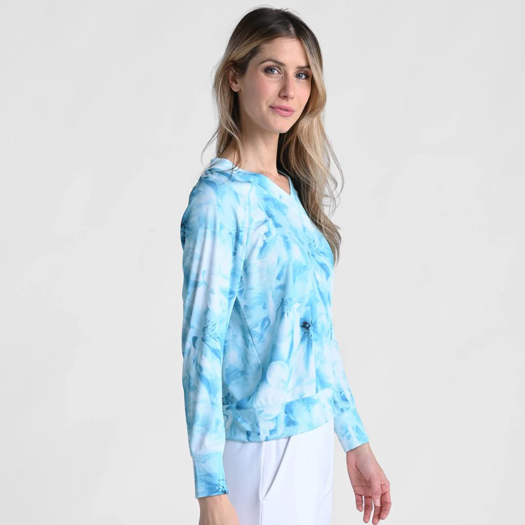 Christopher & Banks Relaxed Restyled Floral Print Raglan Sleeve Tee - Image 4