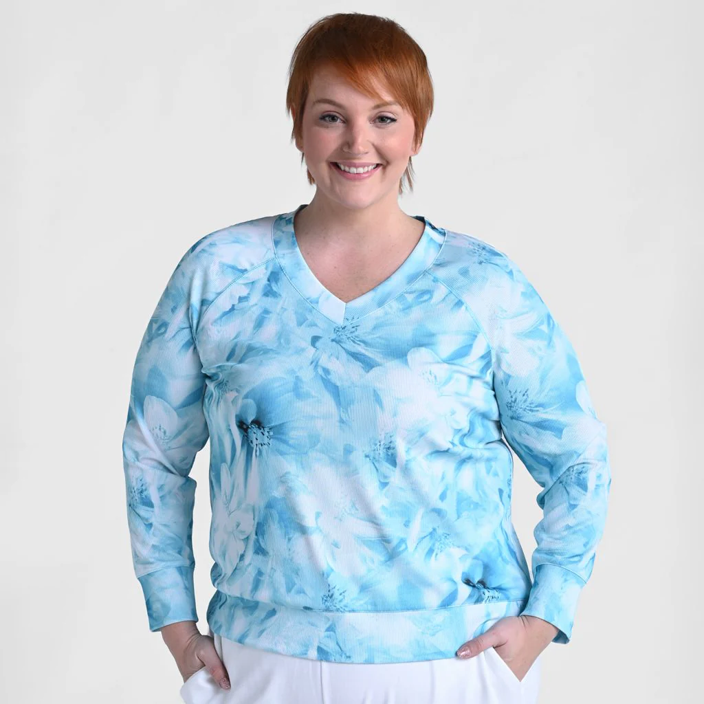 Christopher & Banks Relaxed Restyled Floral Print Raglan Sleeve Tee - Image 6