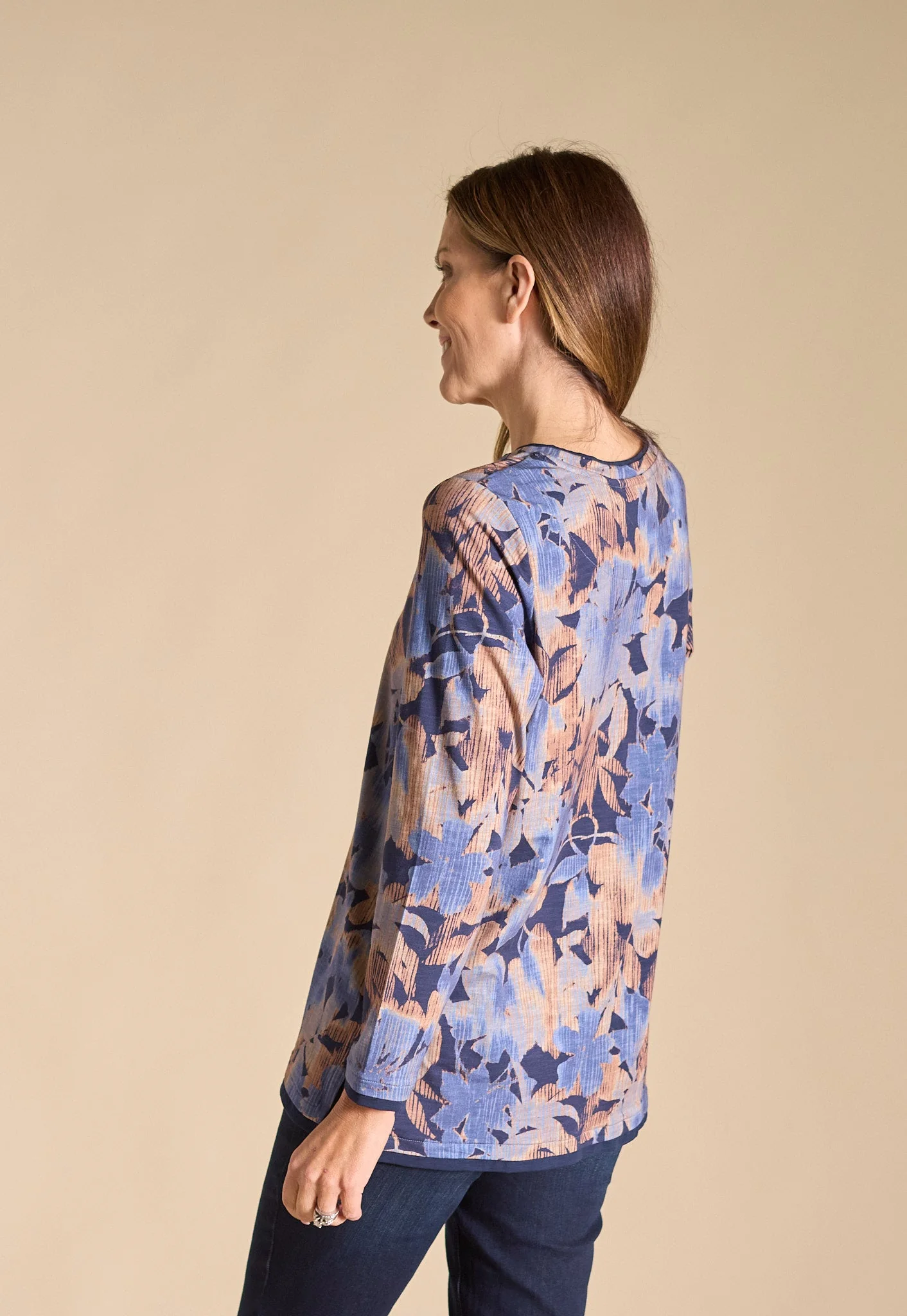 Christopher & Banks Relaxed Restyled Floral Print Tunic - Image 3