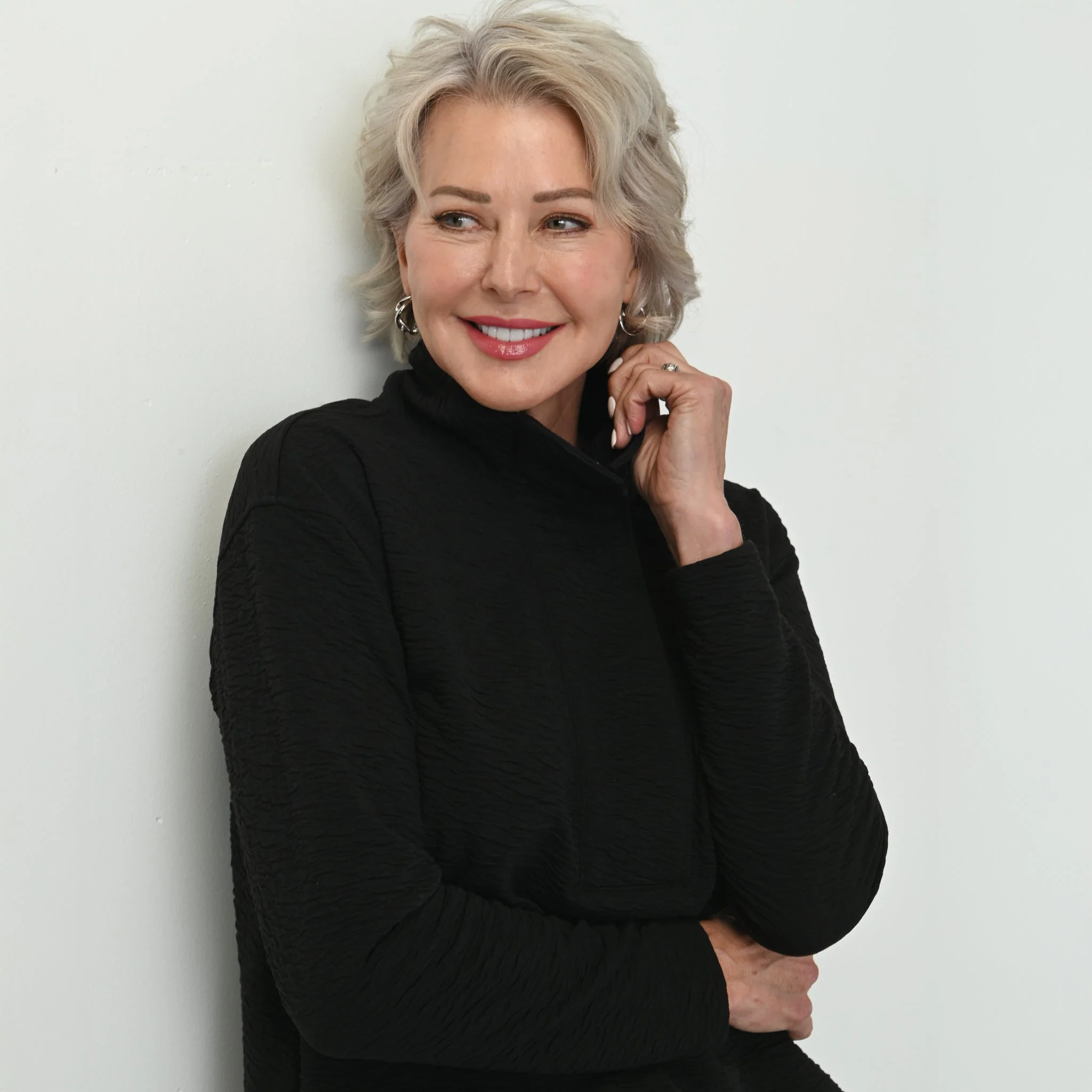Christopher & Banks Relaxed Restyled Jacquard Knit Pullover - Image 2