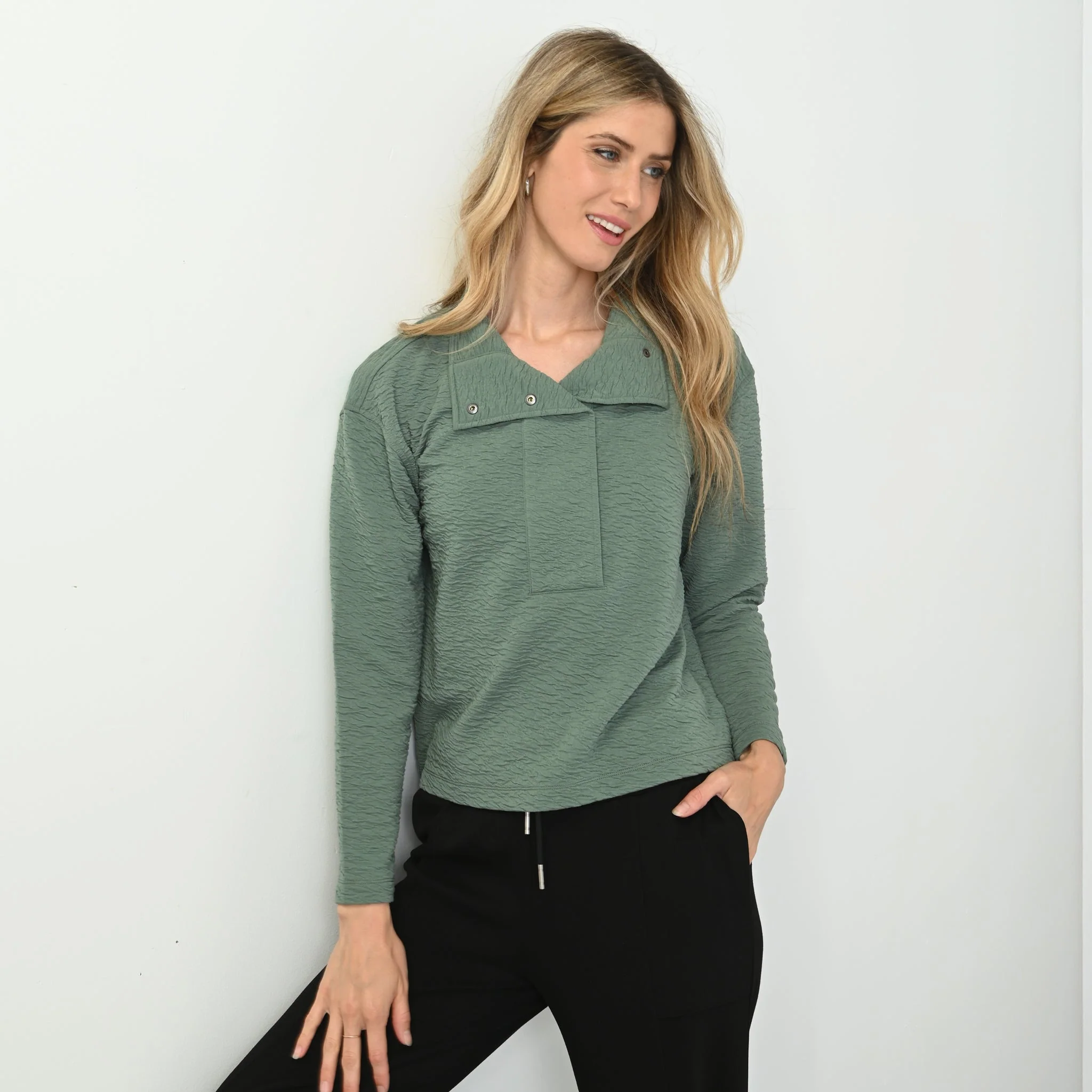 Christopher & Banks Relaxed Restyled Jacquard Knit Pullover - Image 4