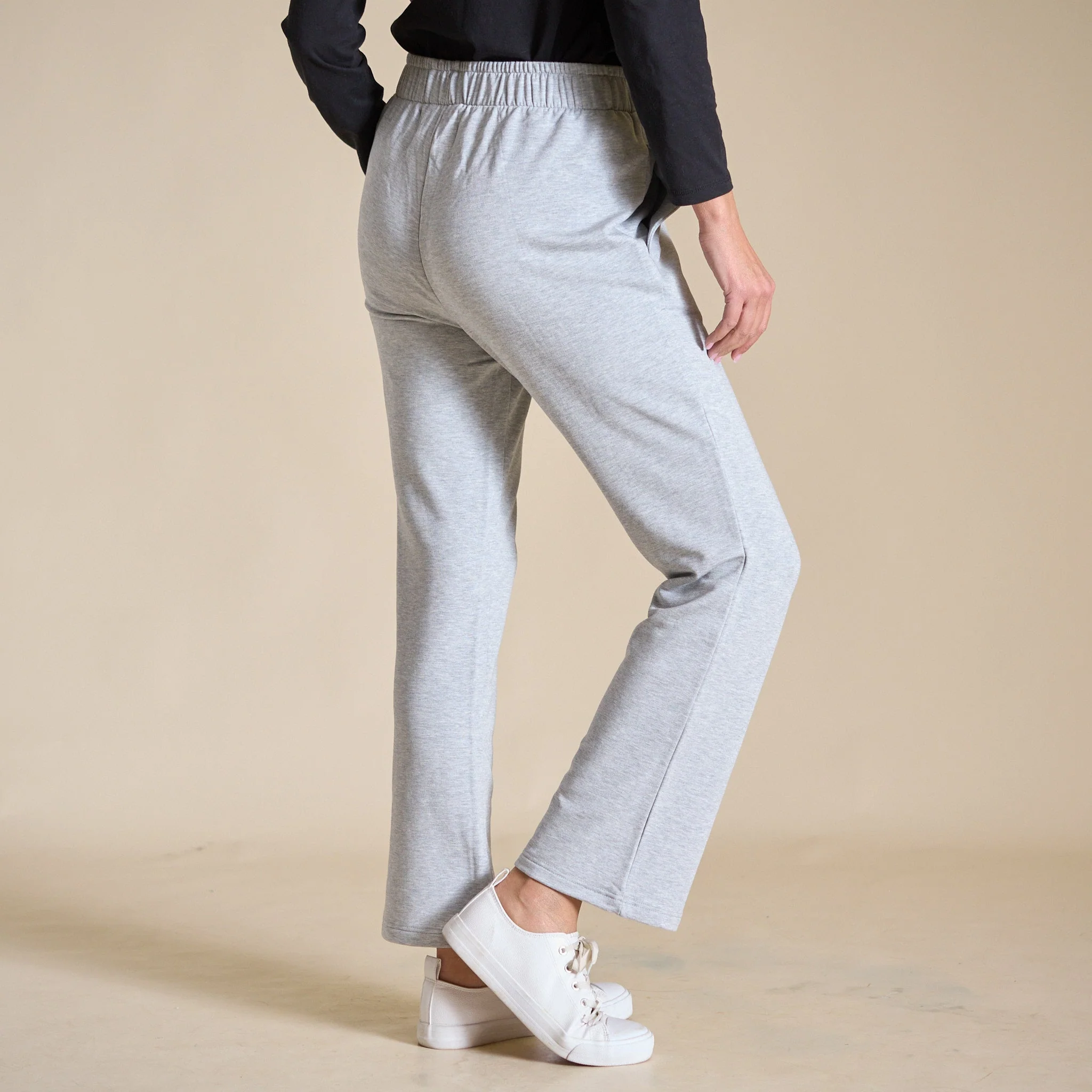 Christopher & Banks Relaxed Restyled Pull On Straight Leg Pant - Image 3