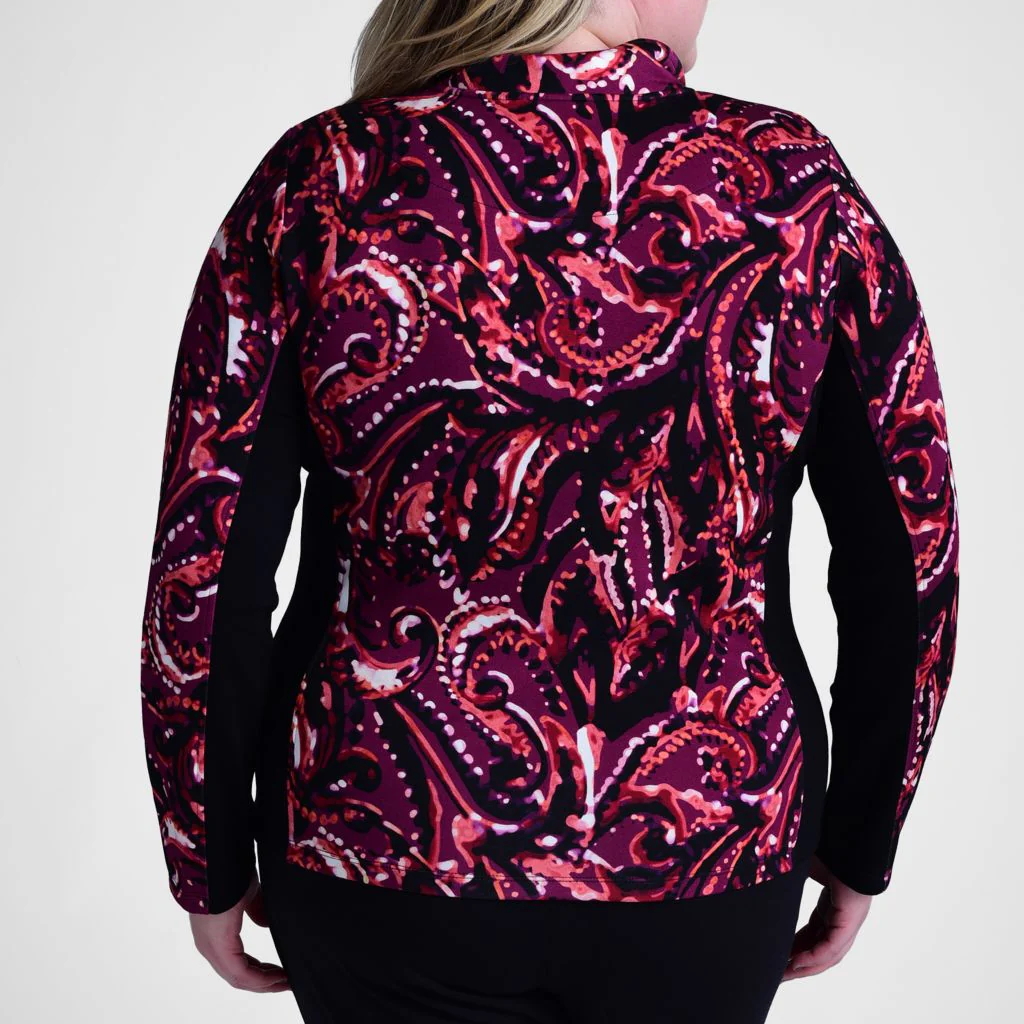 Christopher & Banks Relaxed Restyled Quarter Zip Mock Neck Top - Image 7