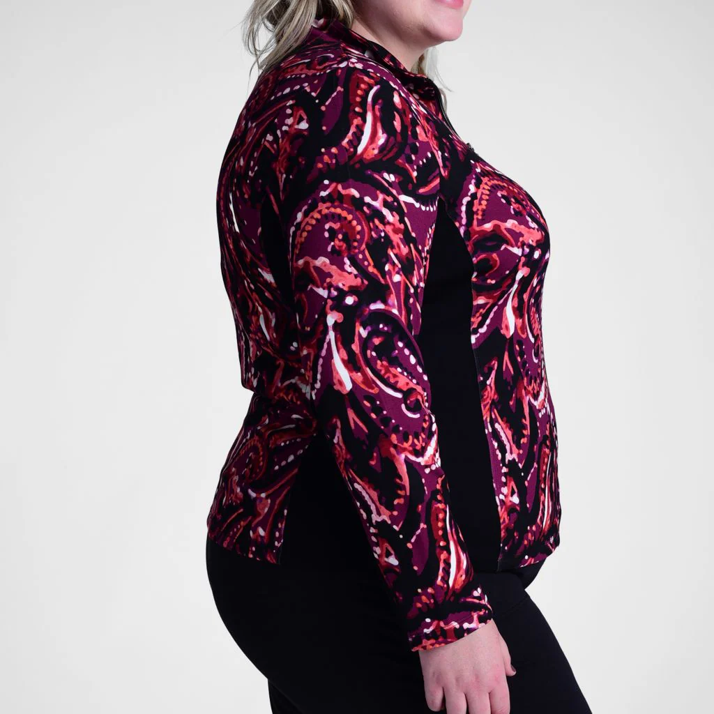 Christopher & Banks Relaxed Restyled Quarter Zip Mock Neck Top - Image 8