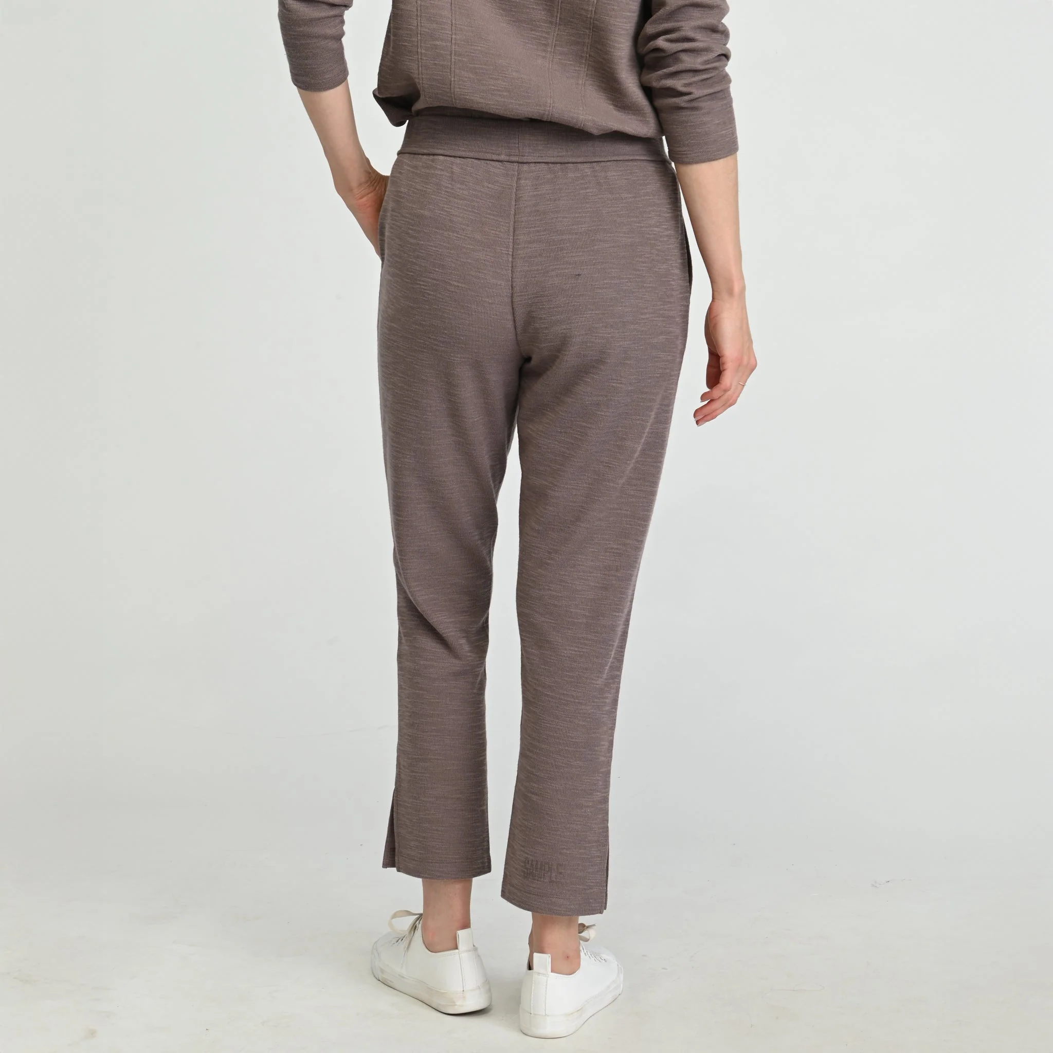 Christopher & Banks Relaxed Restyled Ribbed Pull on Straight Leg Pant - Image 5