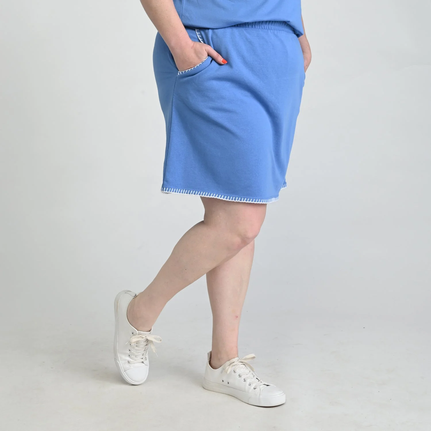 Christopher & Banks Relaxed Restyled Whip Stitch Skort - Image 8