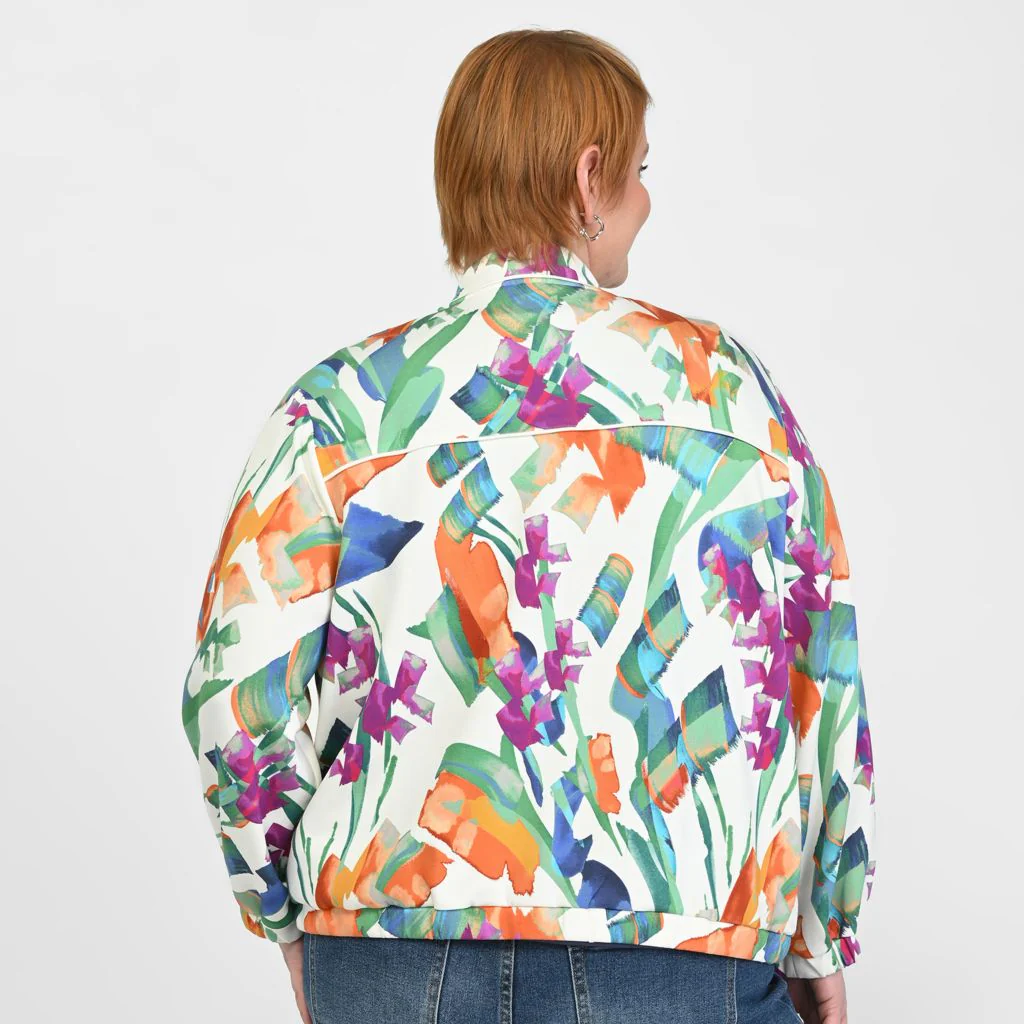 Christopher & Banks Relaxed Restyled Zip Front Bomber Jacket - Image 7