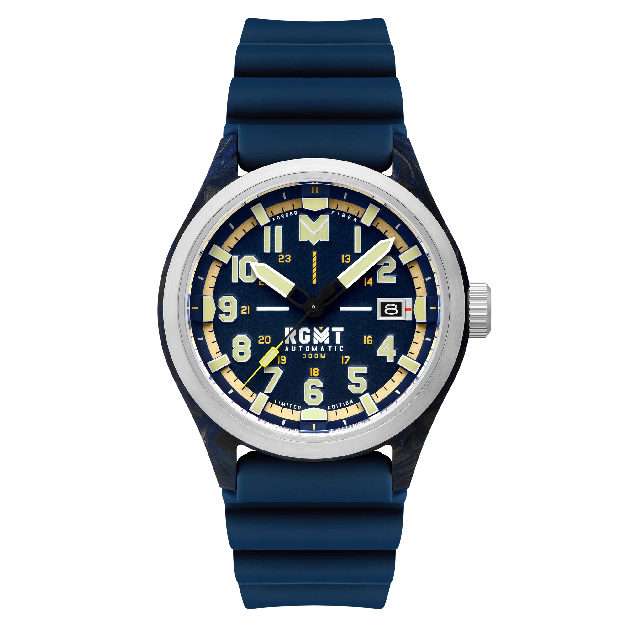 RGMT Men's 43mm Defender Automatic Limited Edition Silicone Strap Watch - Image 3