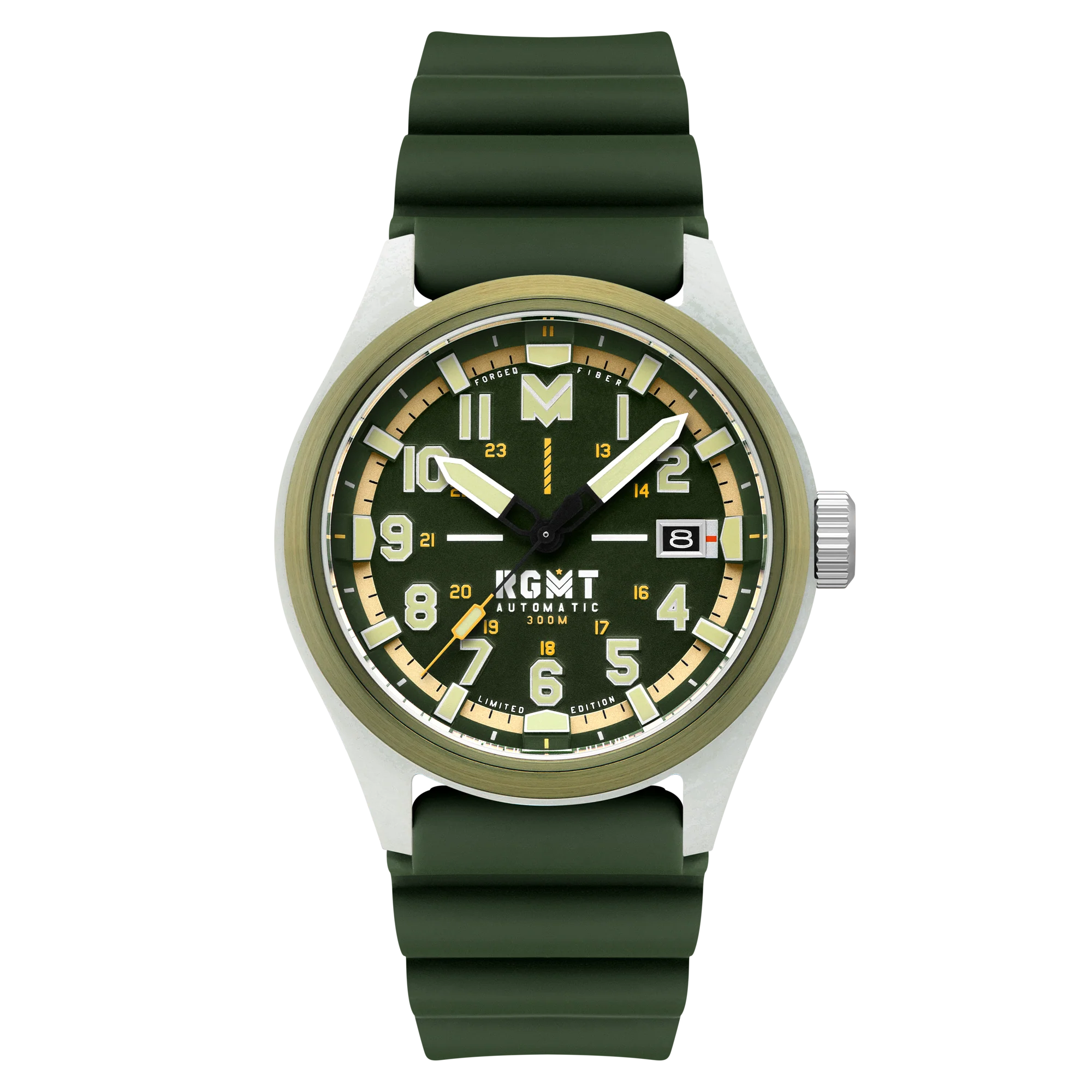 RGMT Men's 43mm Defender Automatic Limited Edition Silicone Strap Watch - Image 5