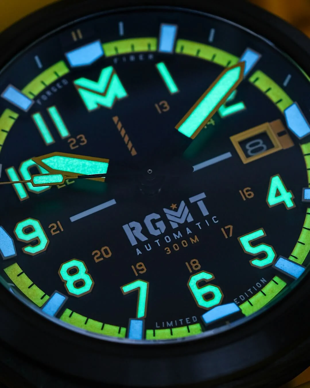 RGMT Men's 43mm Defender Automatic Limited Edition Silicone Strap Watch - Image 7