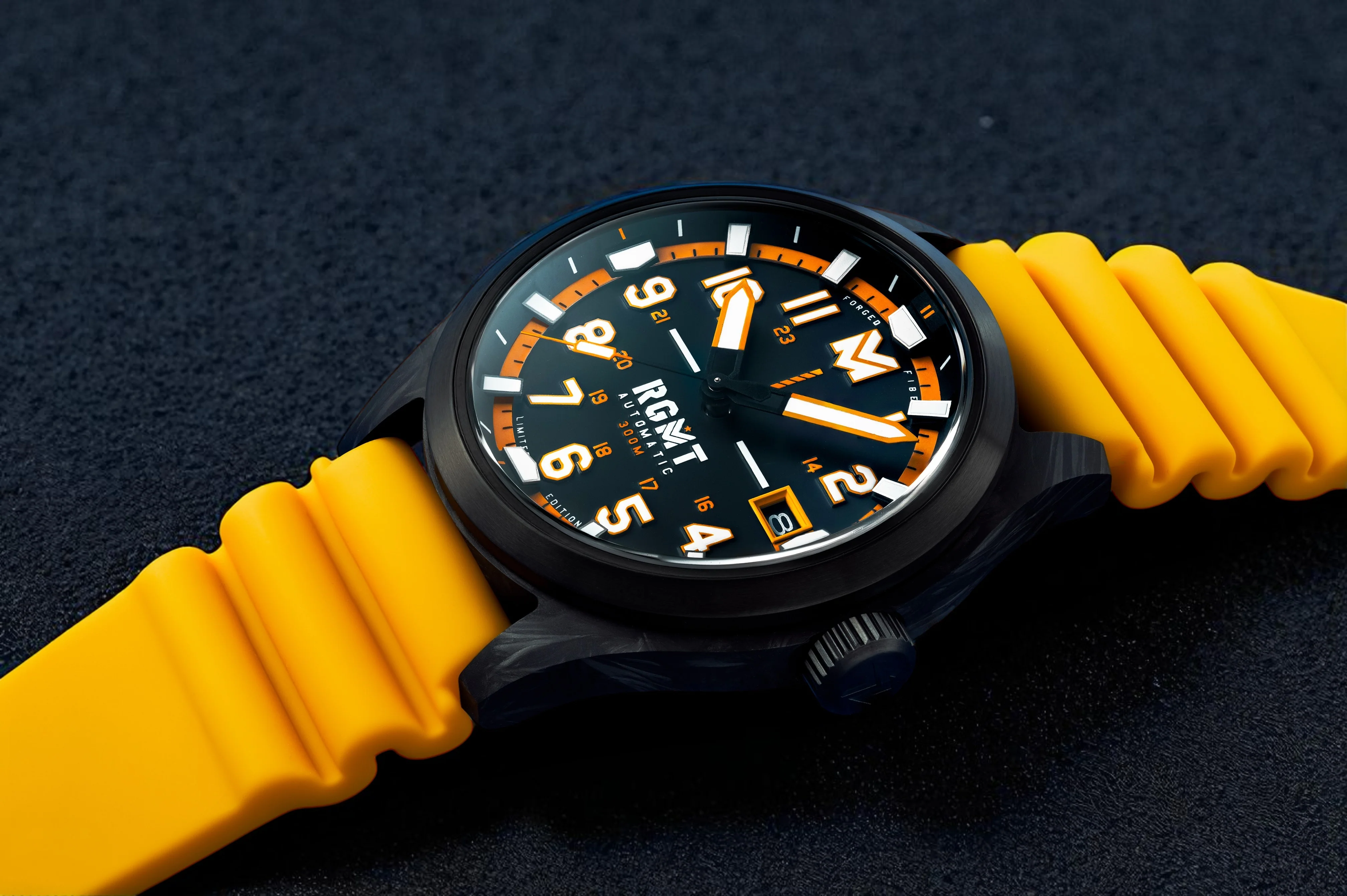 RGMT Men's 43mm Defender Automatic Limited Edition Silicone Strap Watch - Image 8