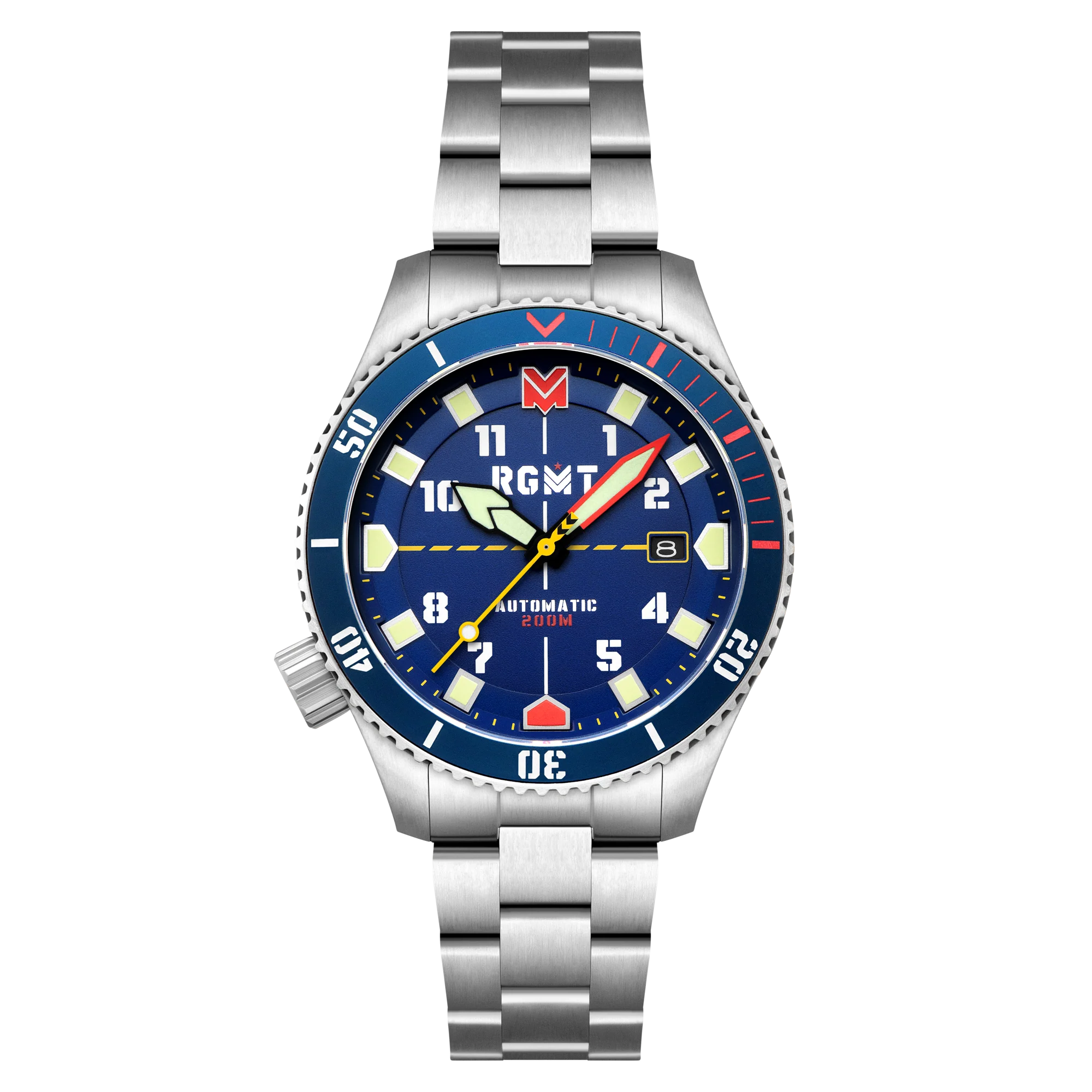 RGMT Men's 43mm Recon Diver Automatic Bracelet Watch - Image 2