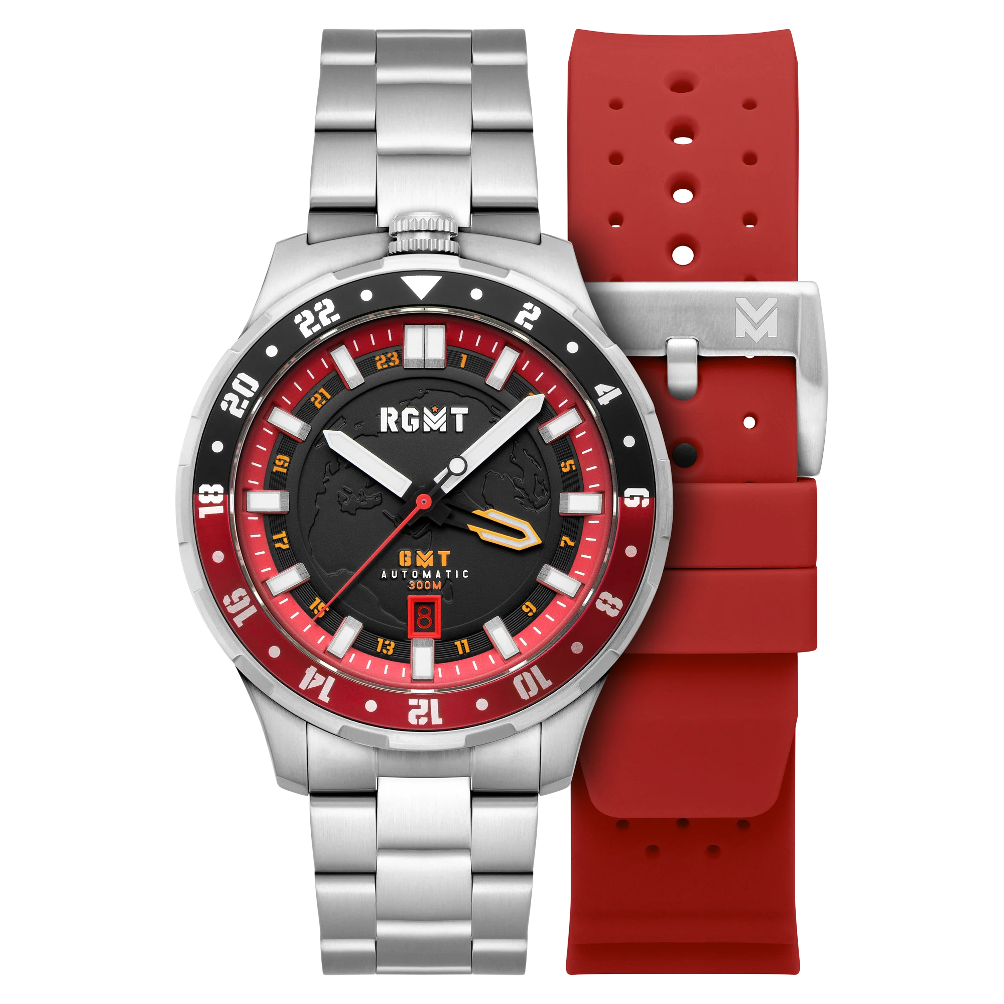 RGMT Men's 46mm Globemaster Automatic GMT Interchangeable Watch - Image 2