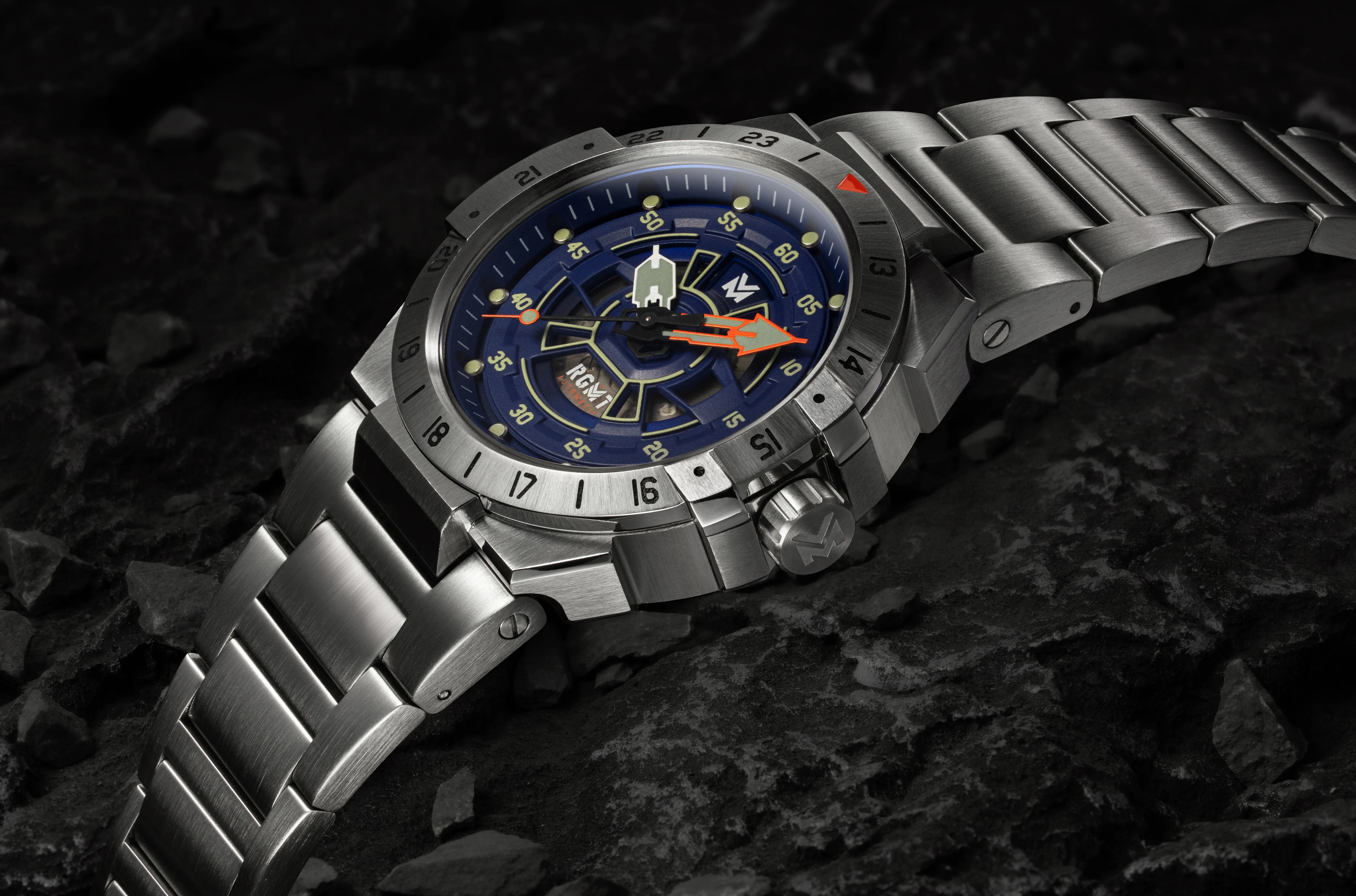 RGMT Men's 47mm Himars Automatic Bracelet Watch - Image 8