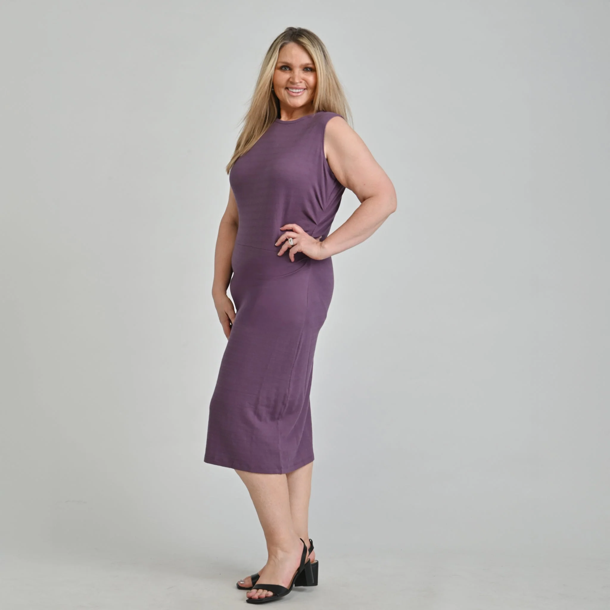 Christopher & Banks Ribbed Knit Sleeveless Dress - Image 10