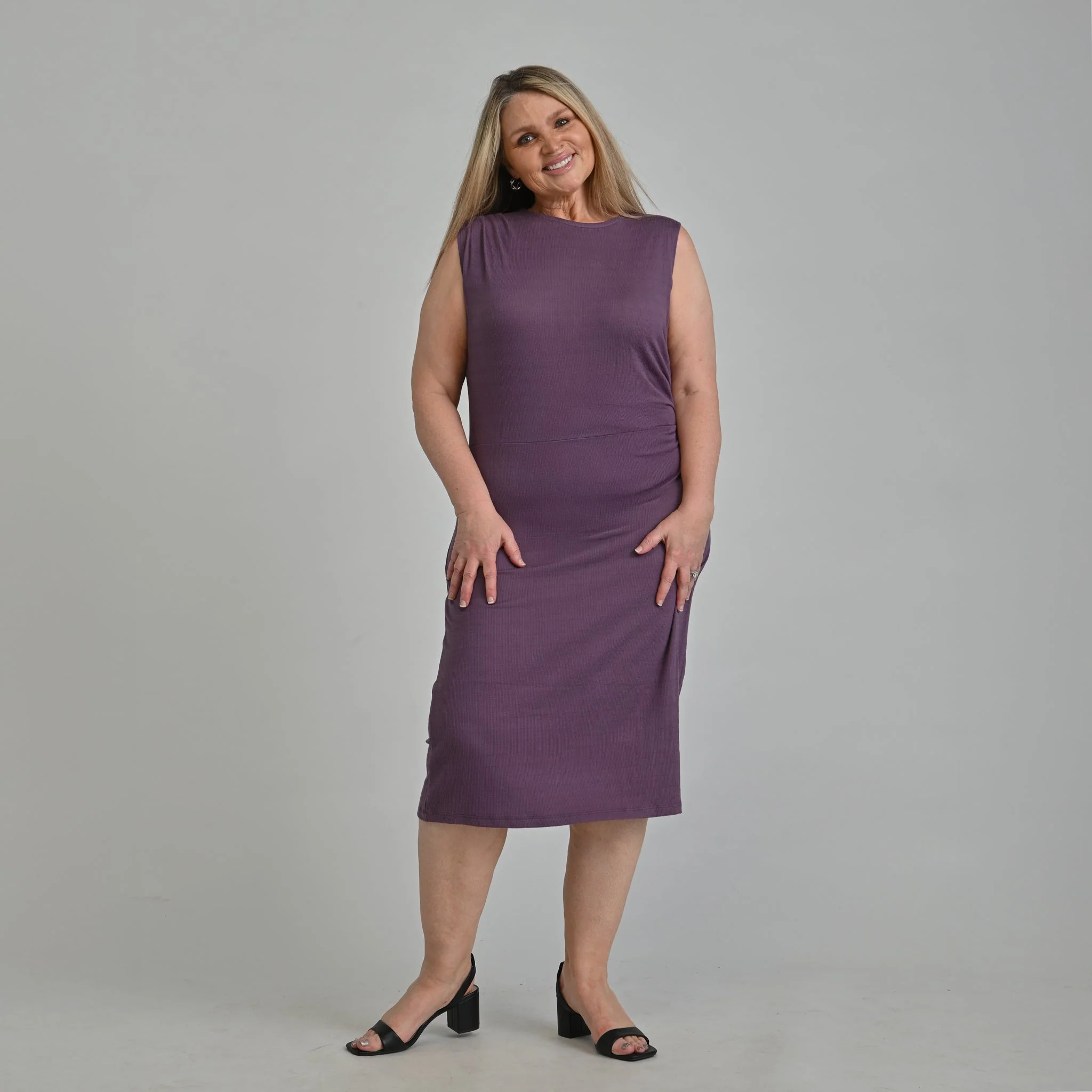 Christopher & Banks Ribbed Knit Sleeveless Dress - Image 7