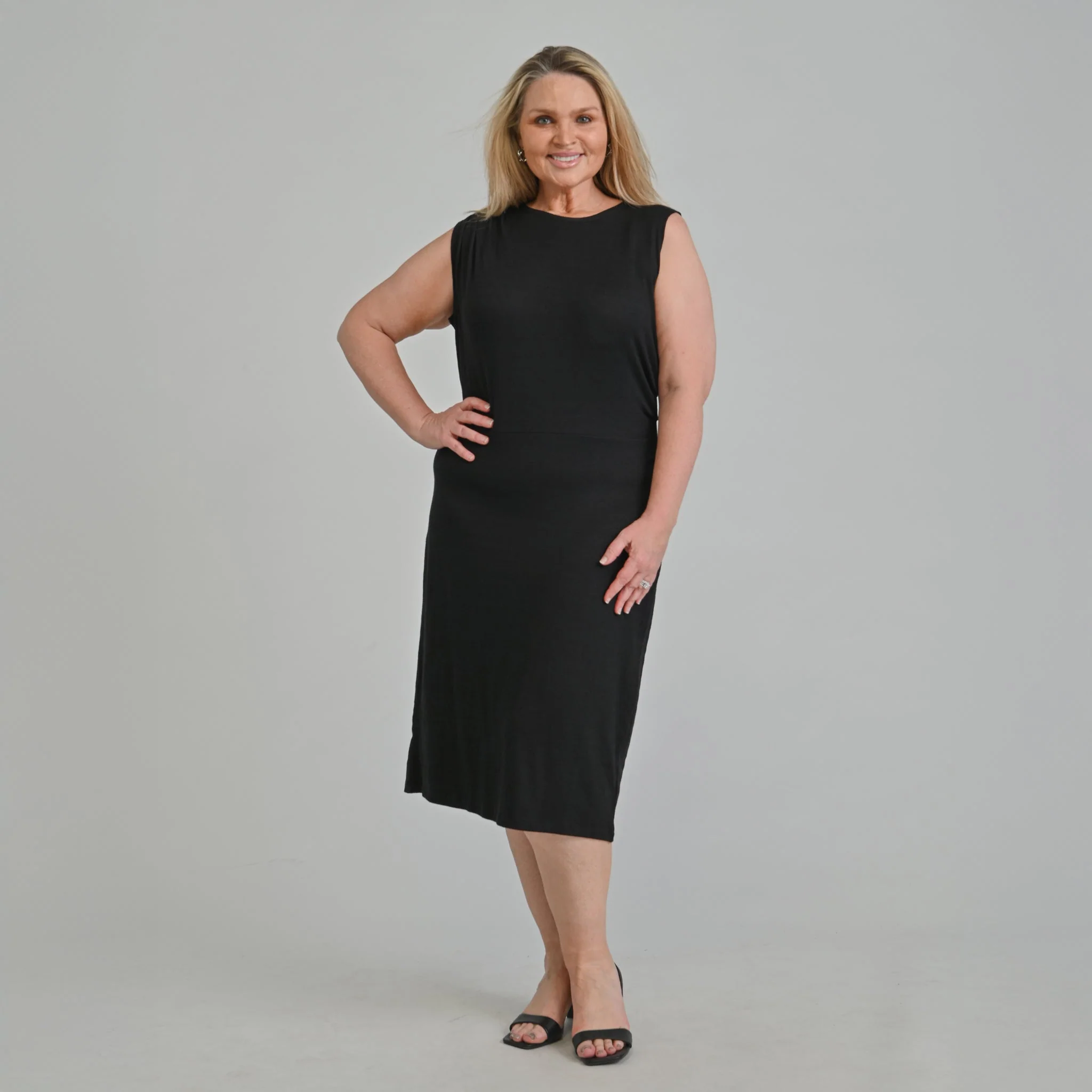 Christopher & Banks Ribbed Knit Sleeveless Dress - Image 8