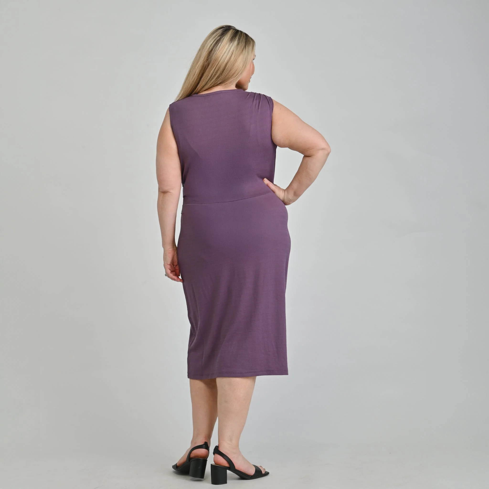 Christopher & Banks Ribbed Knit Sleeveless Dress - Image 9
