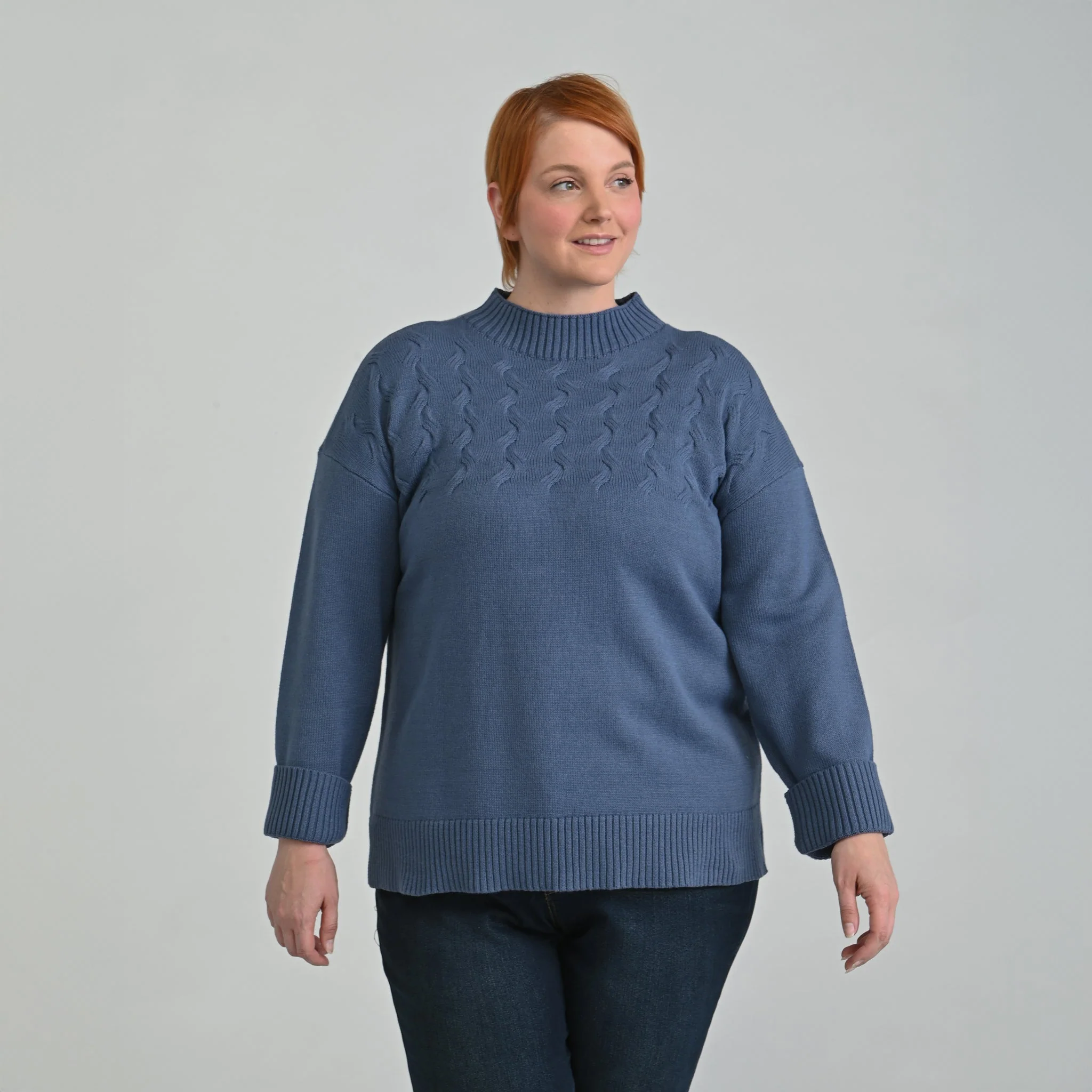 Christopher & Banks Ribbed Mock Neck Sweater - Image 10