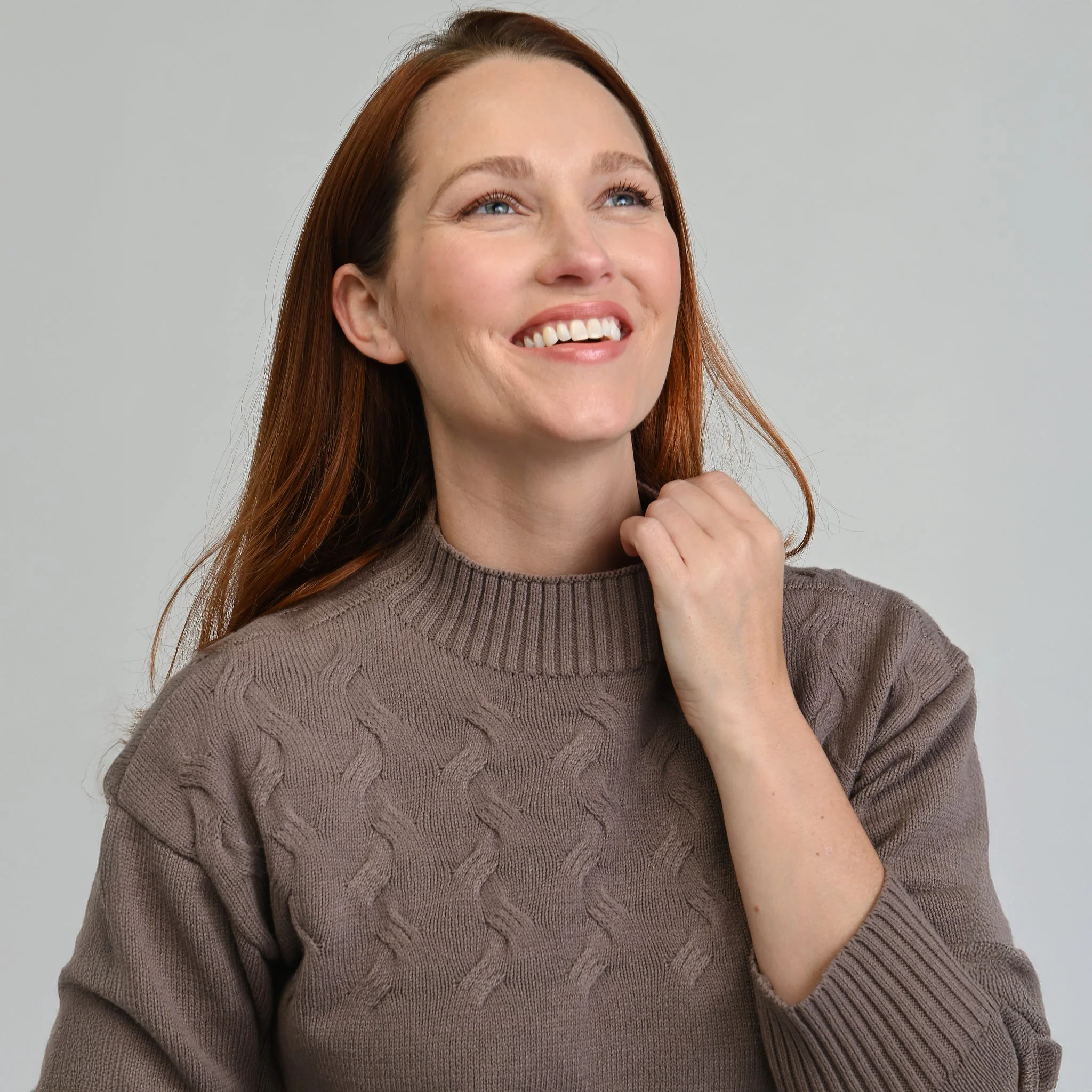 Christopher & Banks Ribbed Mock Neck Sweater - Image 7
