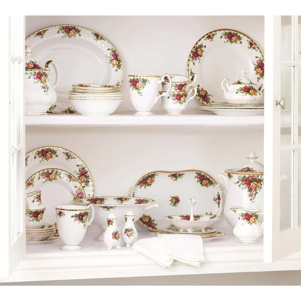 Royal Albert Old Country Roses 9-Piece Tea Set - Image 3