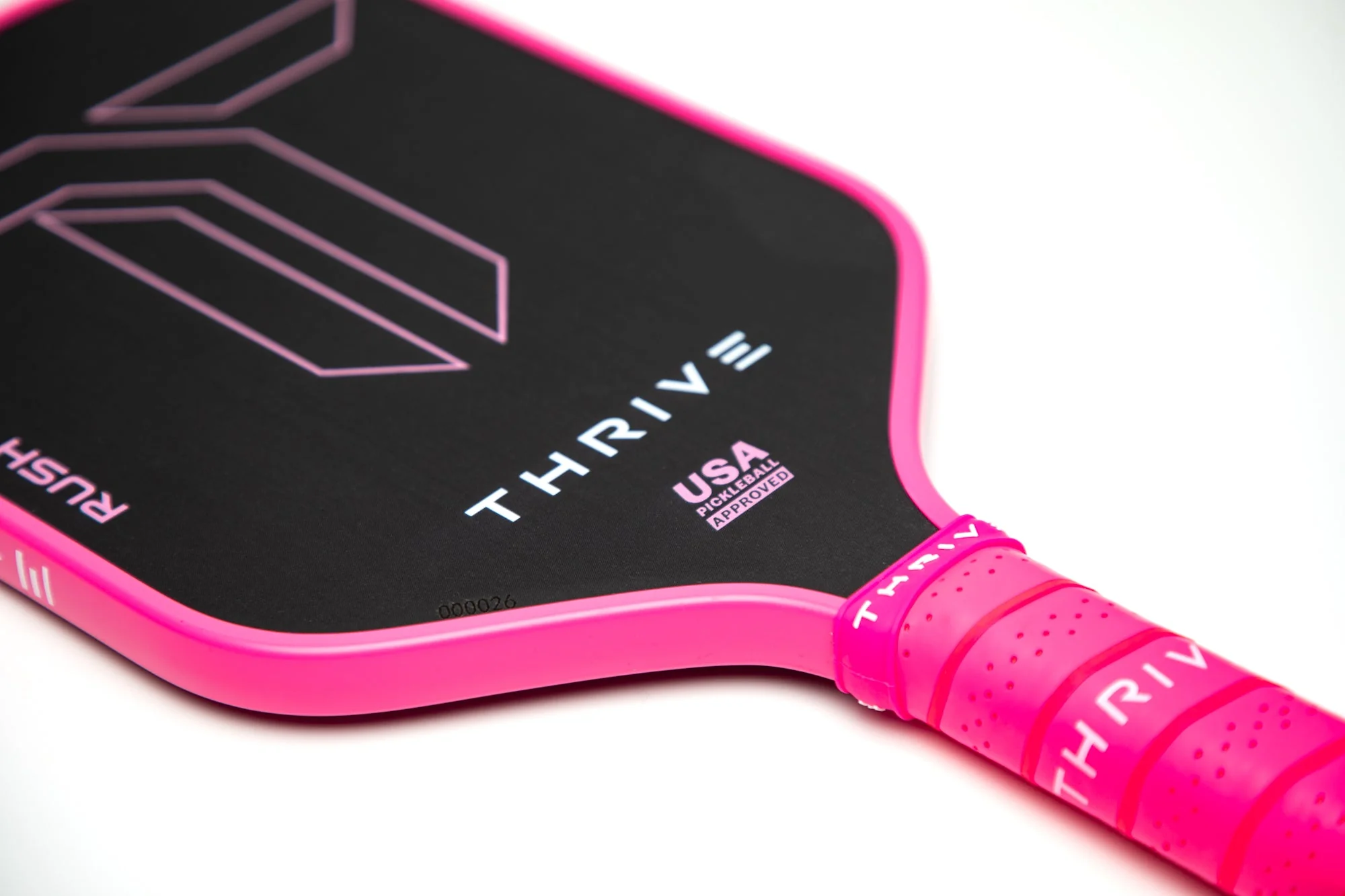 Thrive Pickleball Special Edition Rush Pink 13mm Paddle with Accessories - Image 4