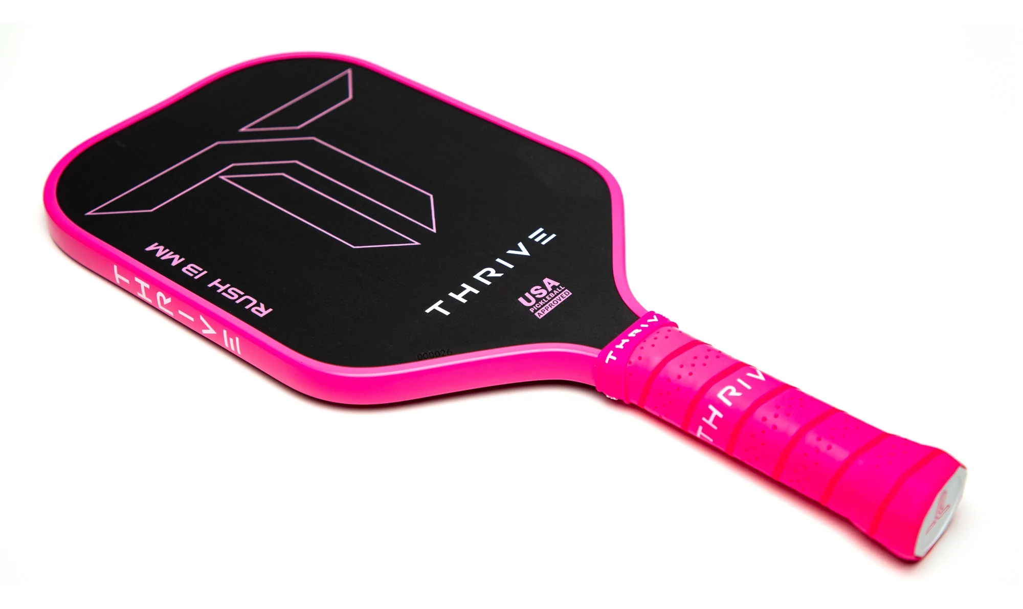 Thrive Pickleball Special Edition Rush Pink 13mm Paddle with Accessories - Image 5