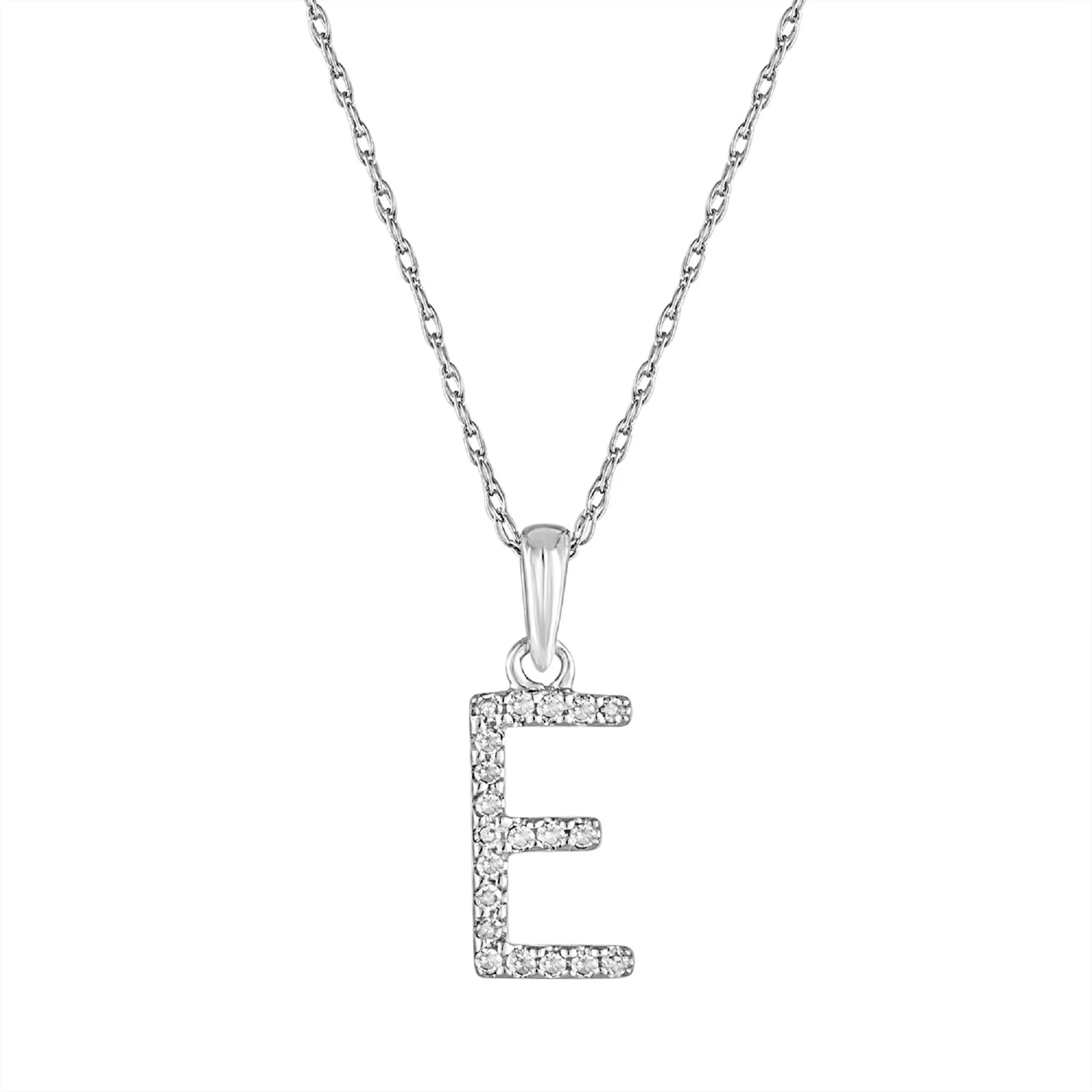 Sabrina Designs 14K Gold 0.06ctw Diamond Initial Pendant with Chain - Image 30